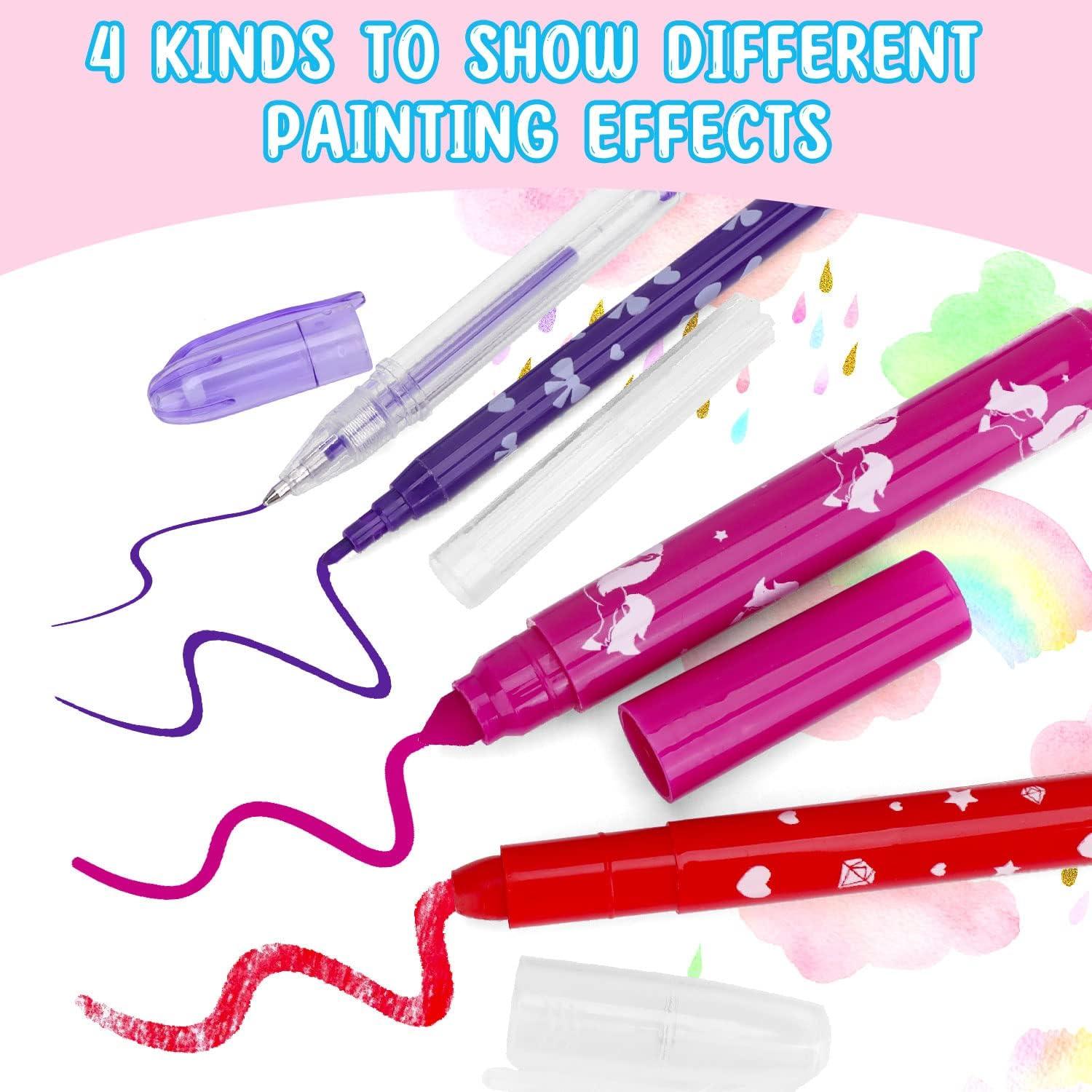 Kit de Arte Unicornio AJLICHIBAN FUN 49 Pzs Lavables