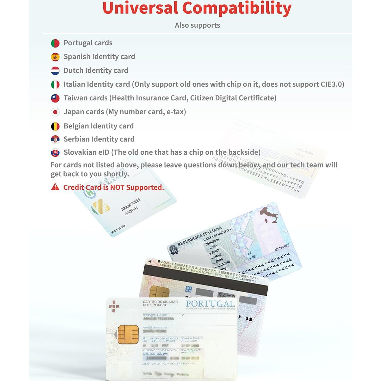 Lector de Tarjeta Inteligente CAC AKERU EAO-10 USB Compacto