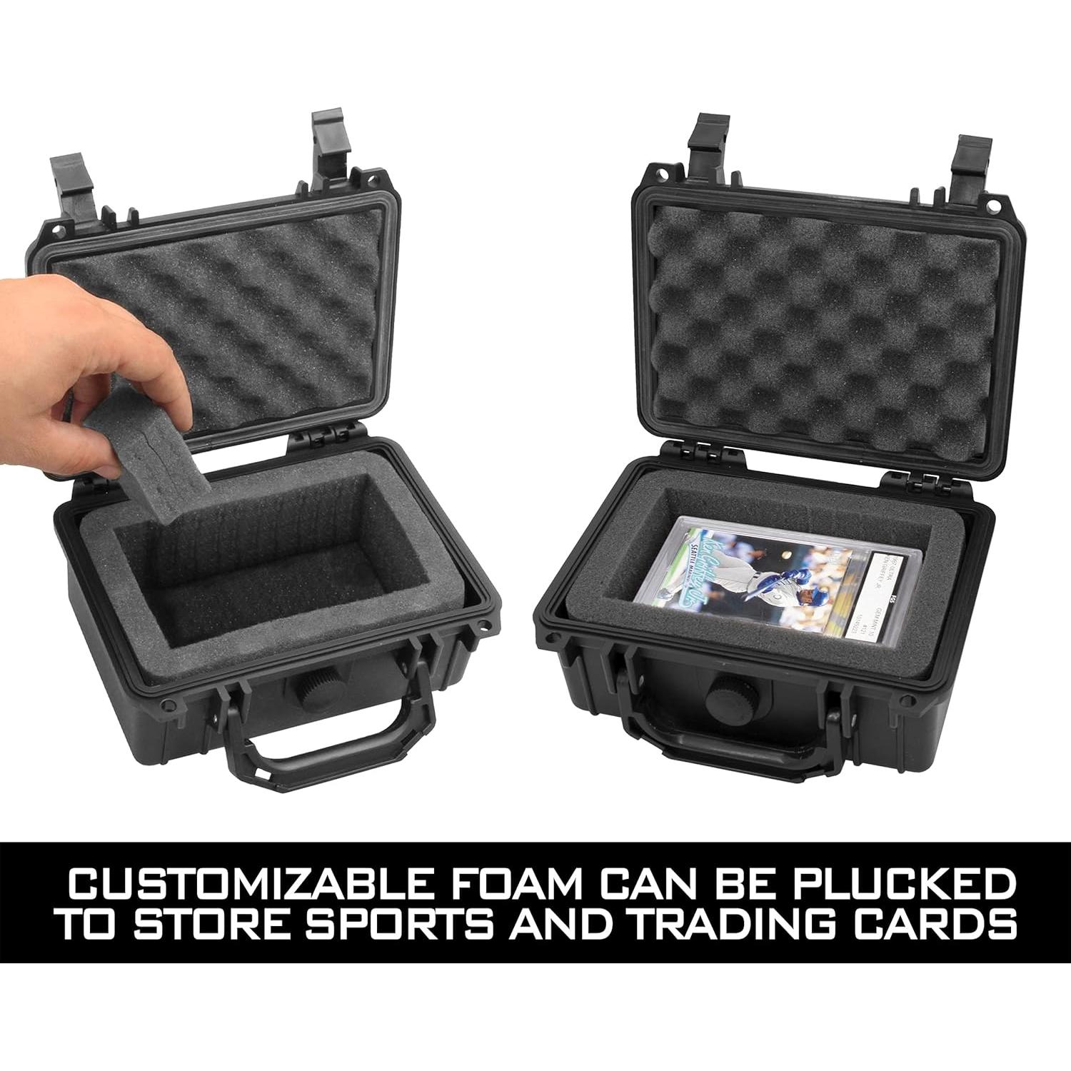 Caja de Almacenamiento para Tarjetas CASEMATIX Impermeable 20.32x16.51cm