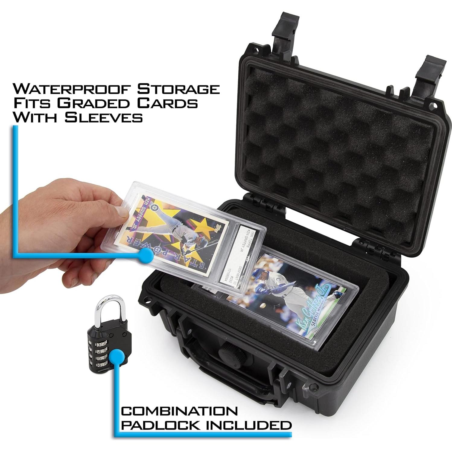 Caja de Almacenamiento para Tarjetas CASEMATIX Impermeable 20.32x16.51cm