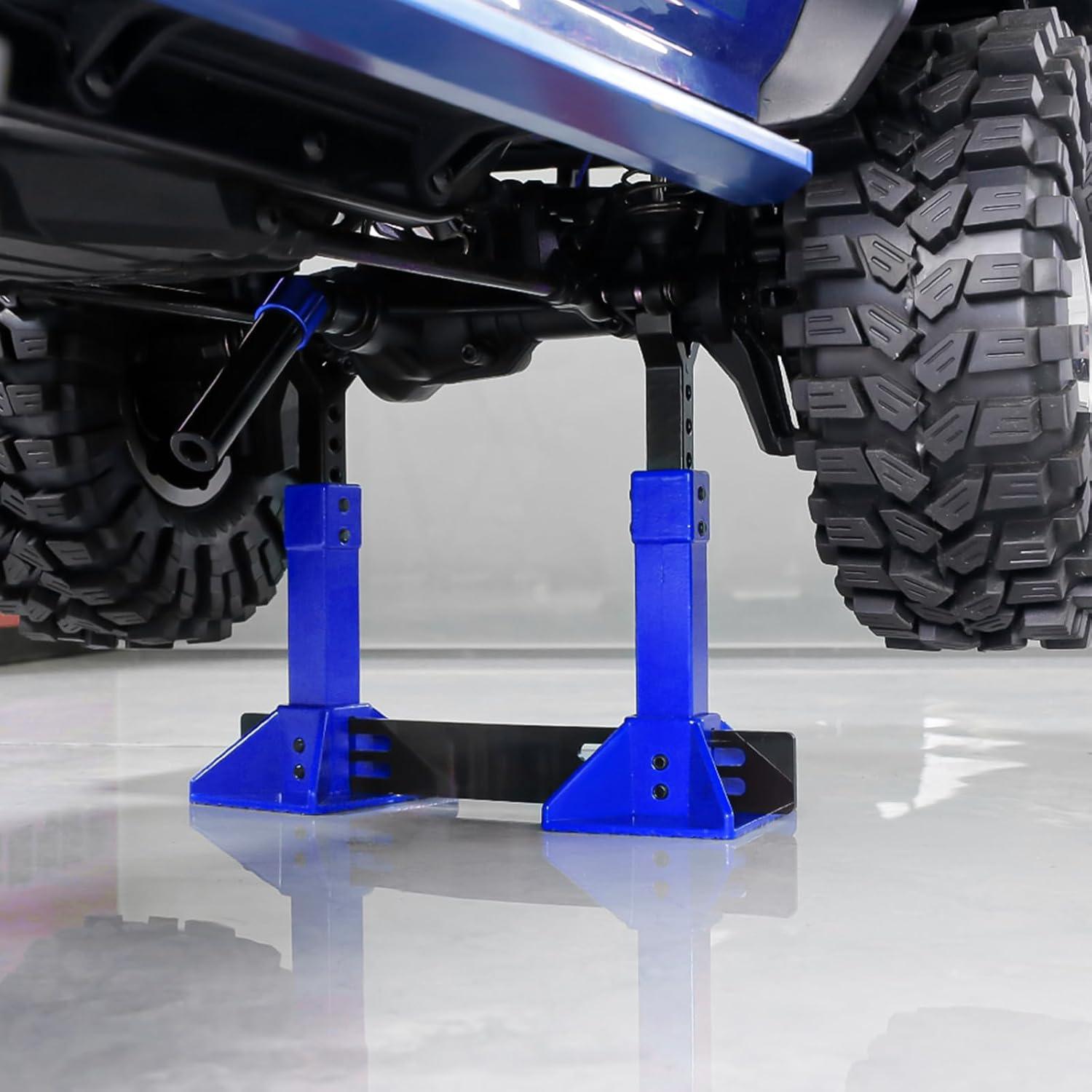 Soporte de Gato RC Metalico Azul 1/8 1/10 Traxxas Axial