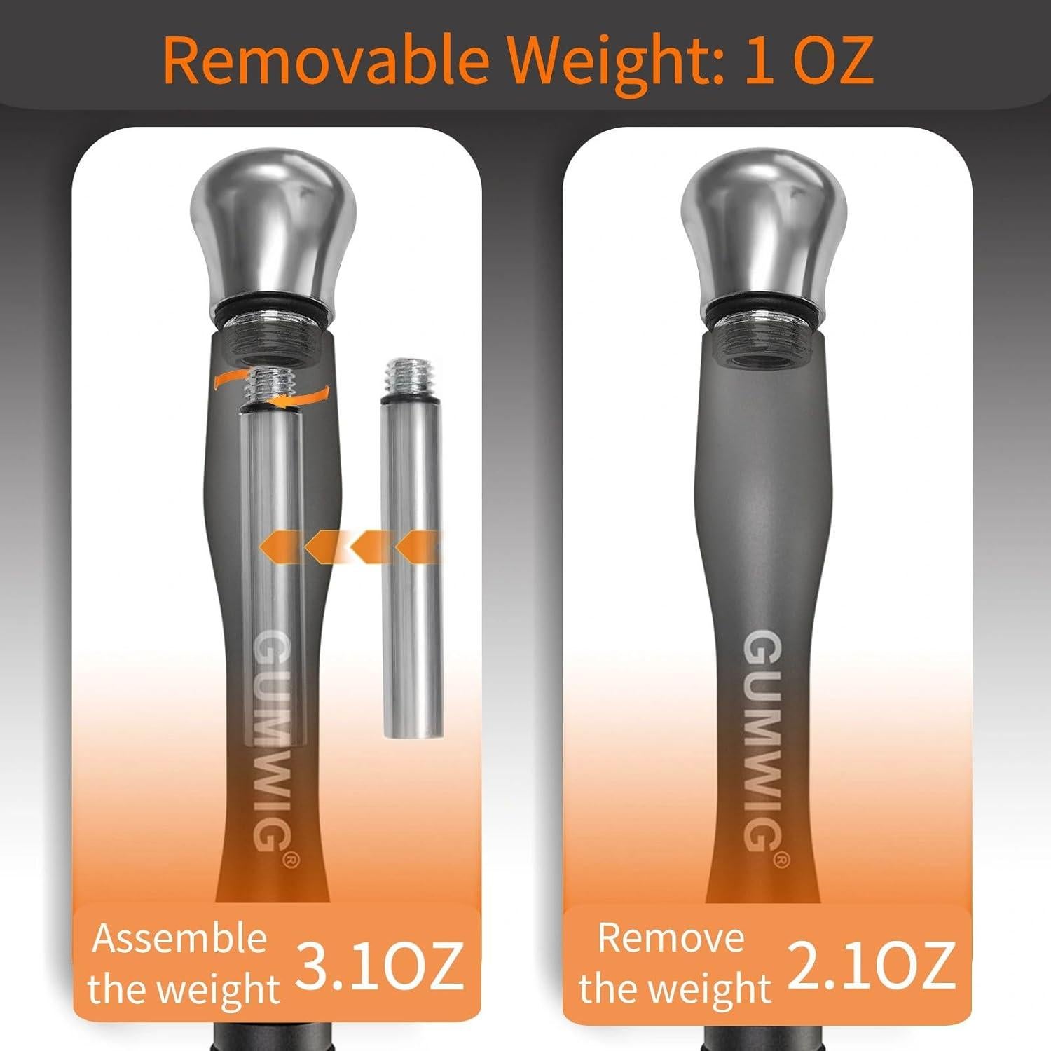 Cuerda de Salto Rápida GUMWIG con Peso Ajustable y Longitud Regulable