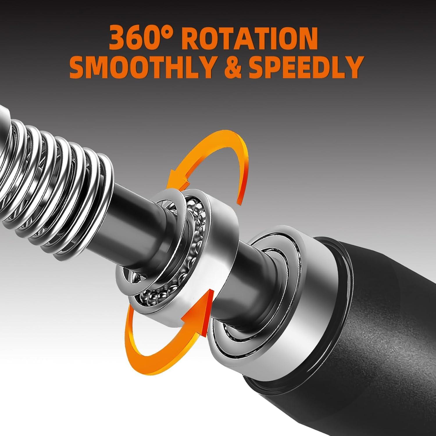 Cuerda de Salto Rápida GUMWIG con Peso Ajustable y Longitud Regulable