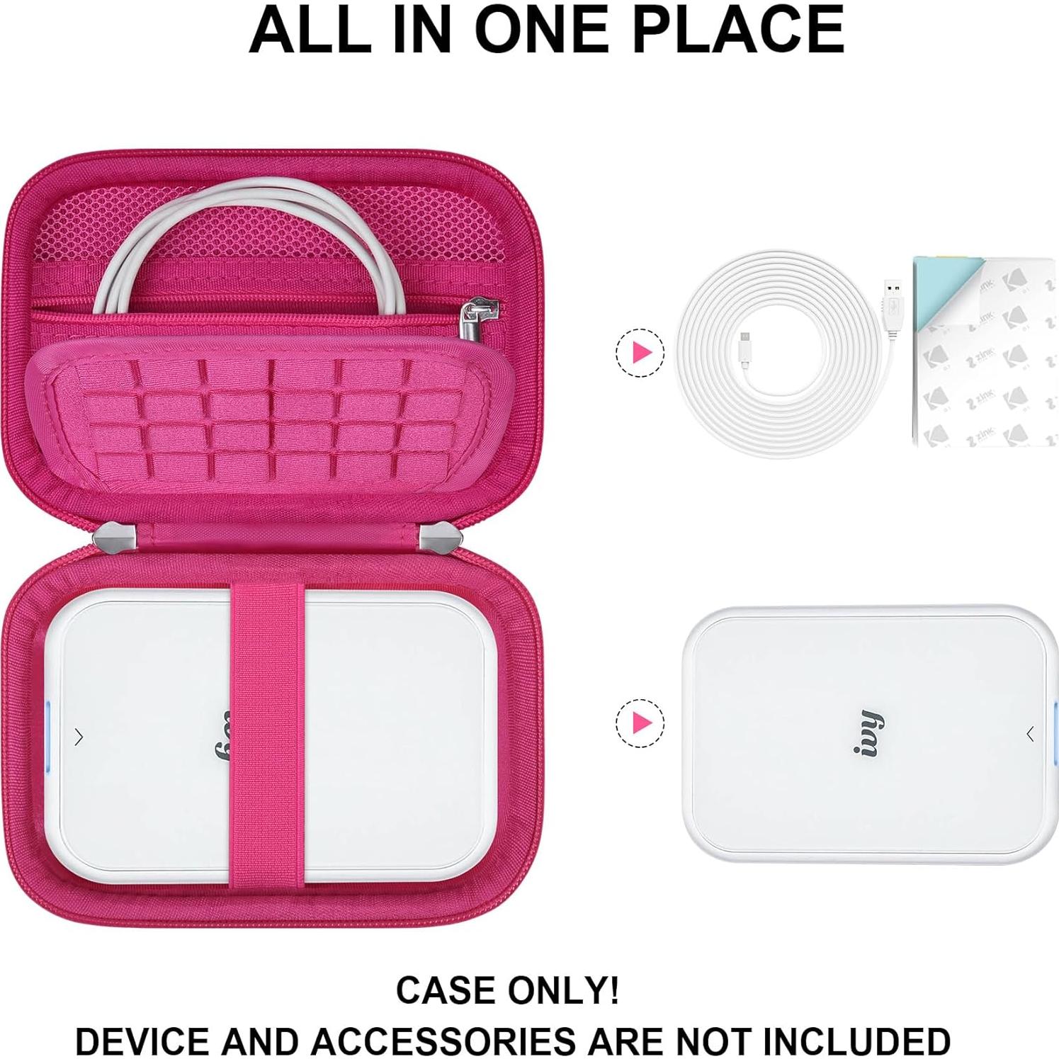 Funda Dura para Impresora de Fotos Mini Canon Ivy 2 - Rojo