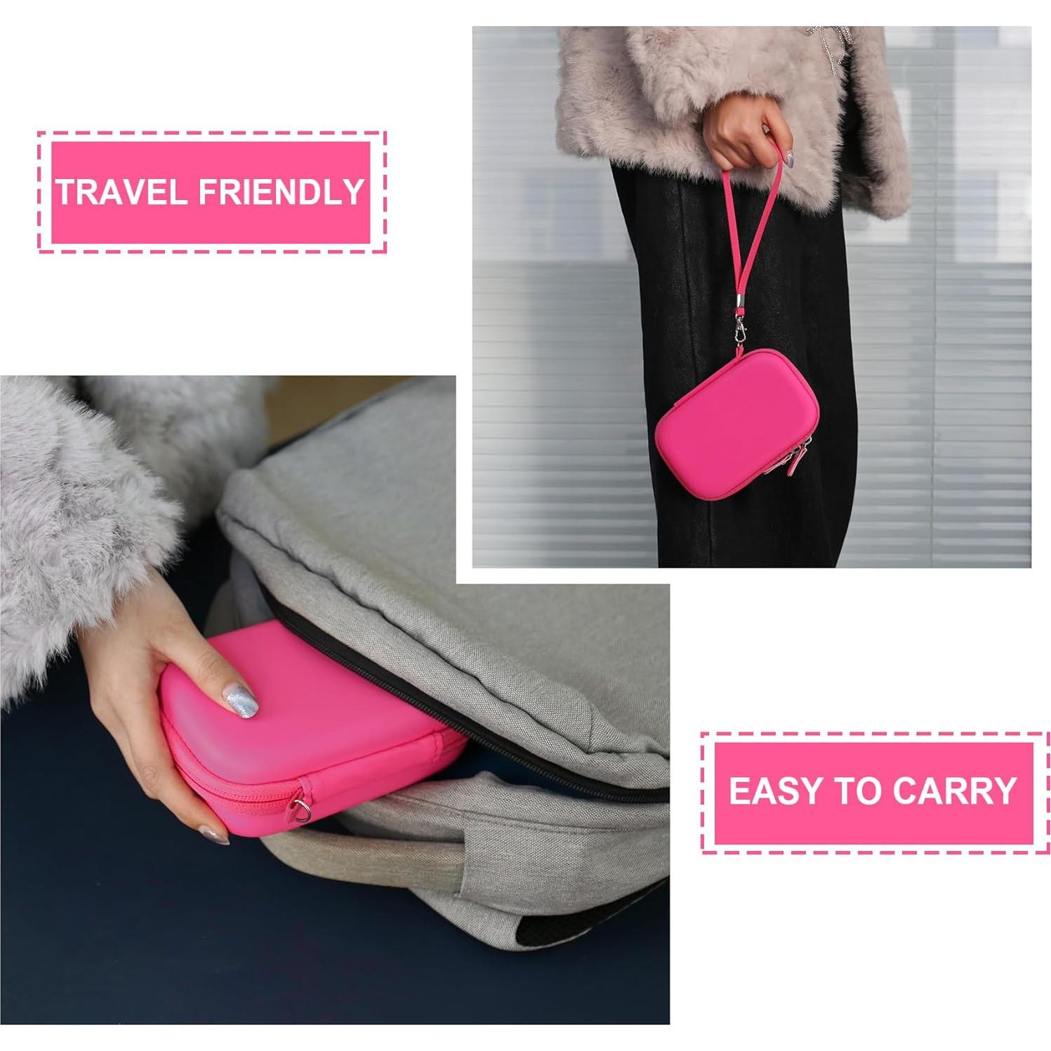 Funda Dura para Impresora de Fotos Mini Canon Ivy 2 - Rojo