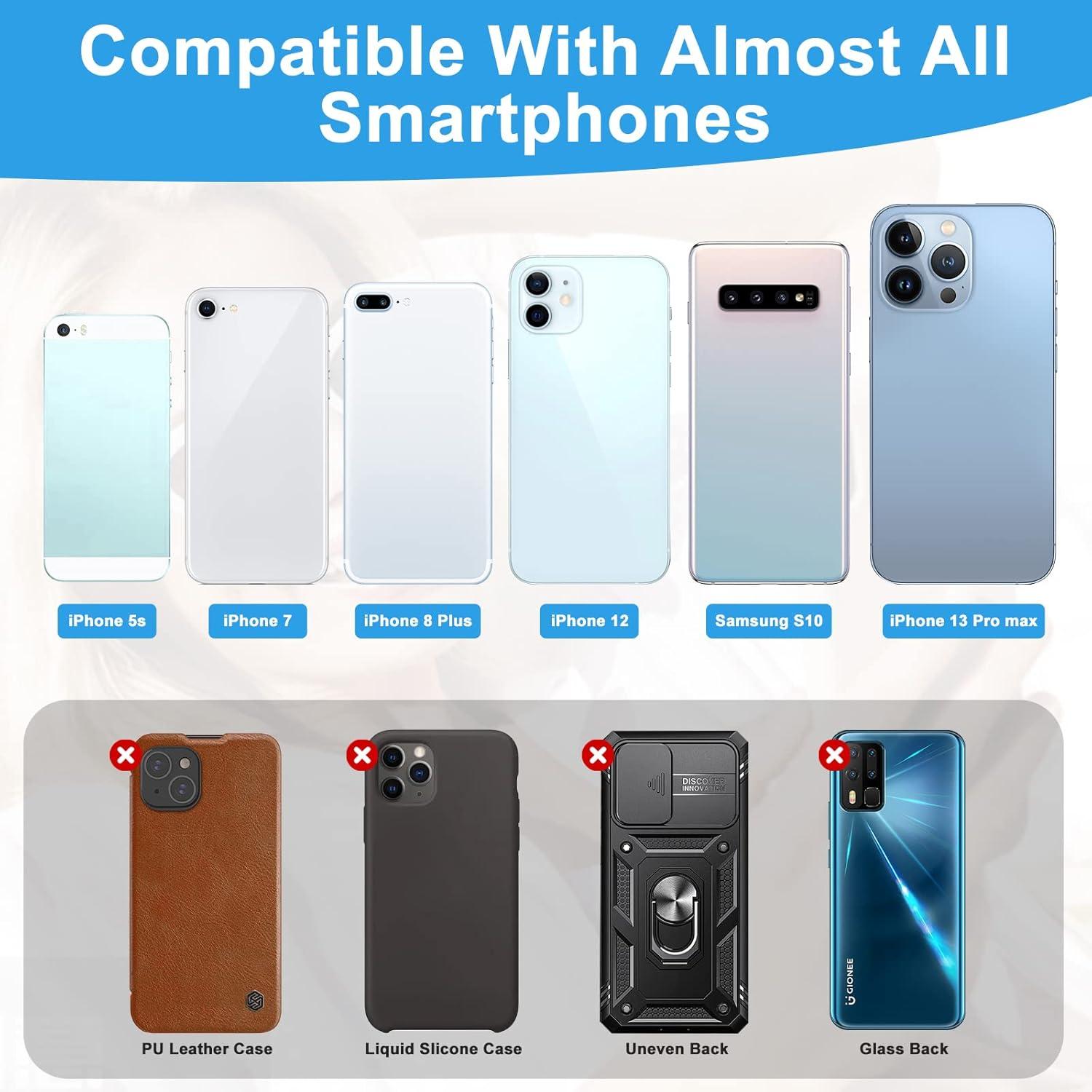 Soporte para Tarjetas de Teléfono SHANSHUI 3 Piezas Adhesivo