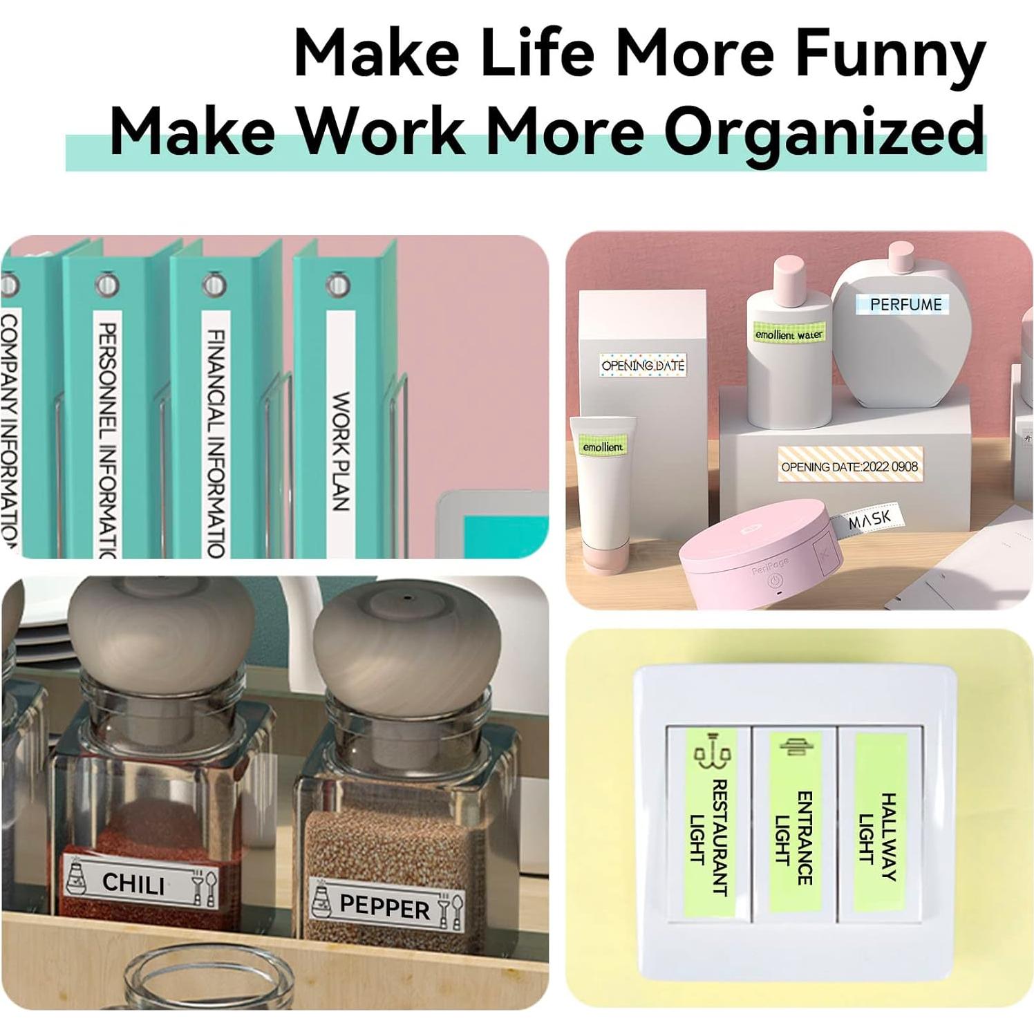 Impresora de Etiquetas Portátil PeriPage L1 Rosa - Bluetooth, Sin Tinta