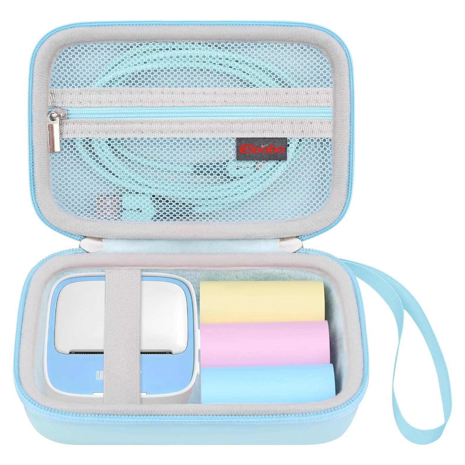 Funda de Transporte Elonbo para Impresora Mini iDPRT Azul