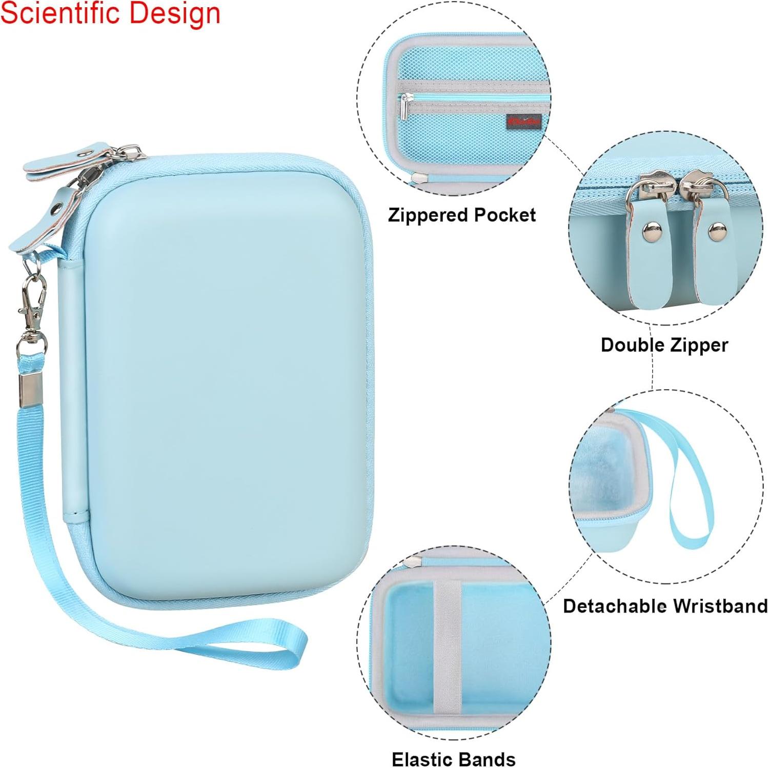 Funda de Transporte Elonbo para Impresora Mini iDPRT Azul