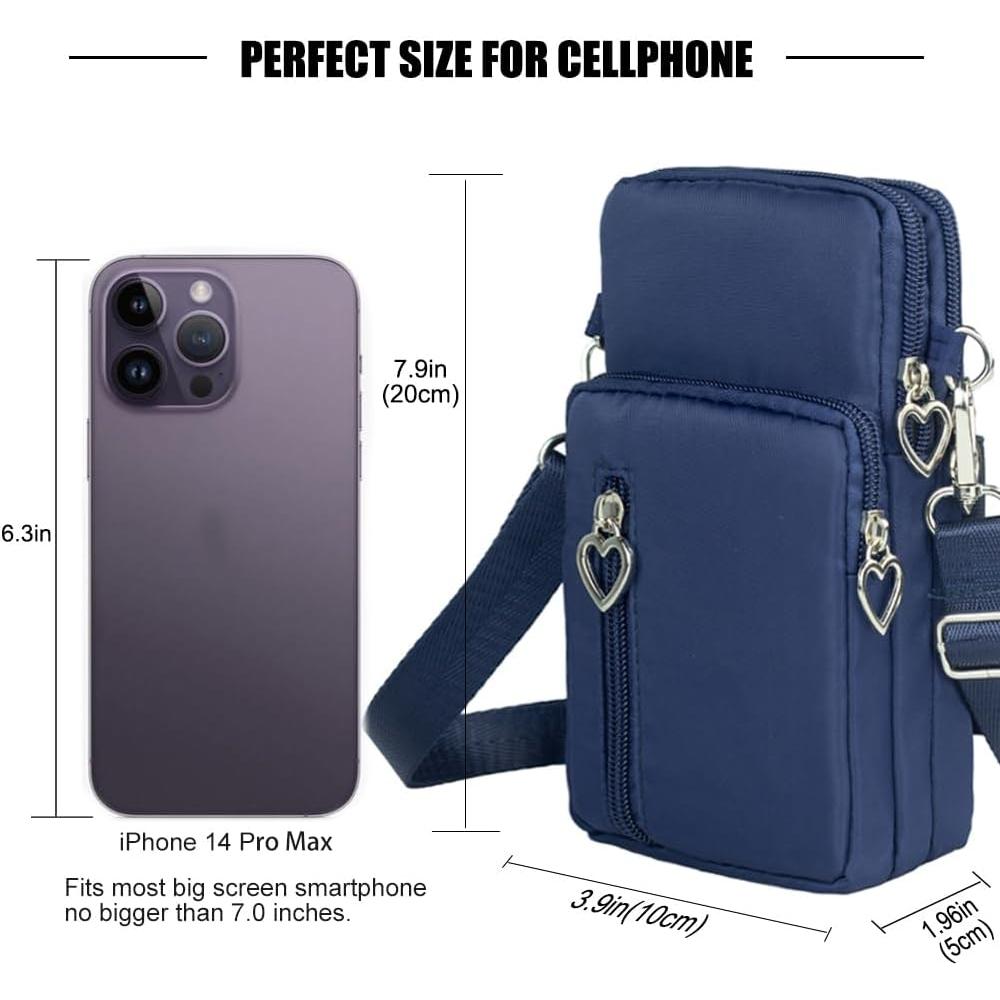 Bolso Cruzado Pequeño para Mujer Universal Pouch Azul