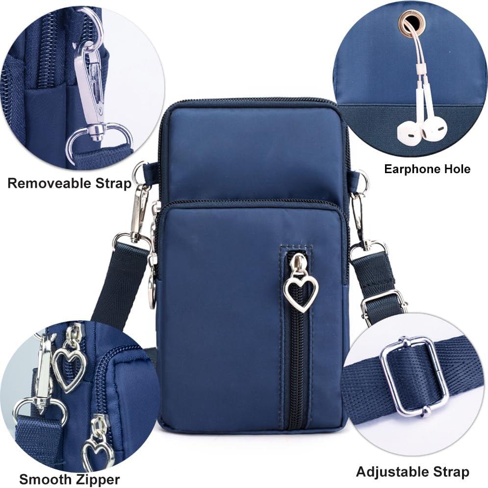 Bolso Cruzado Pequeño para Mujer Universal Pouch Azul