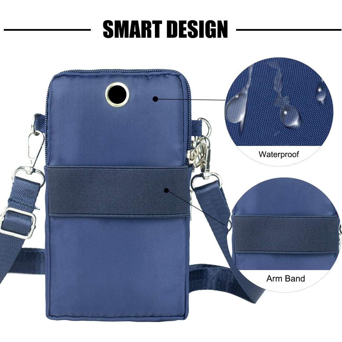Bolso Cruzado Pequeño para Mujer Universal Pouch Azul