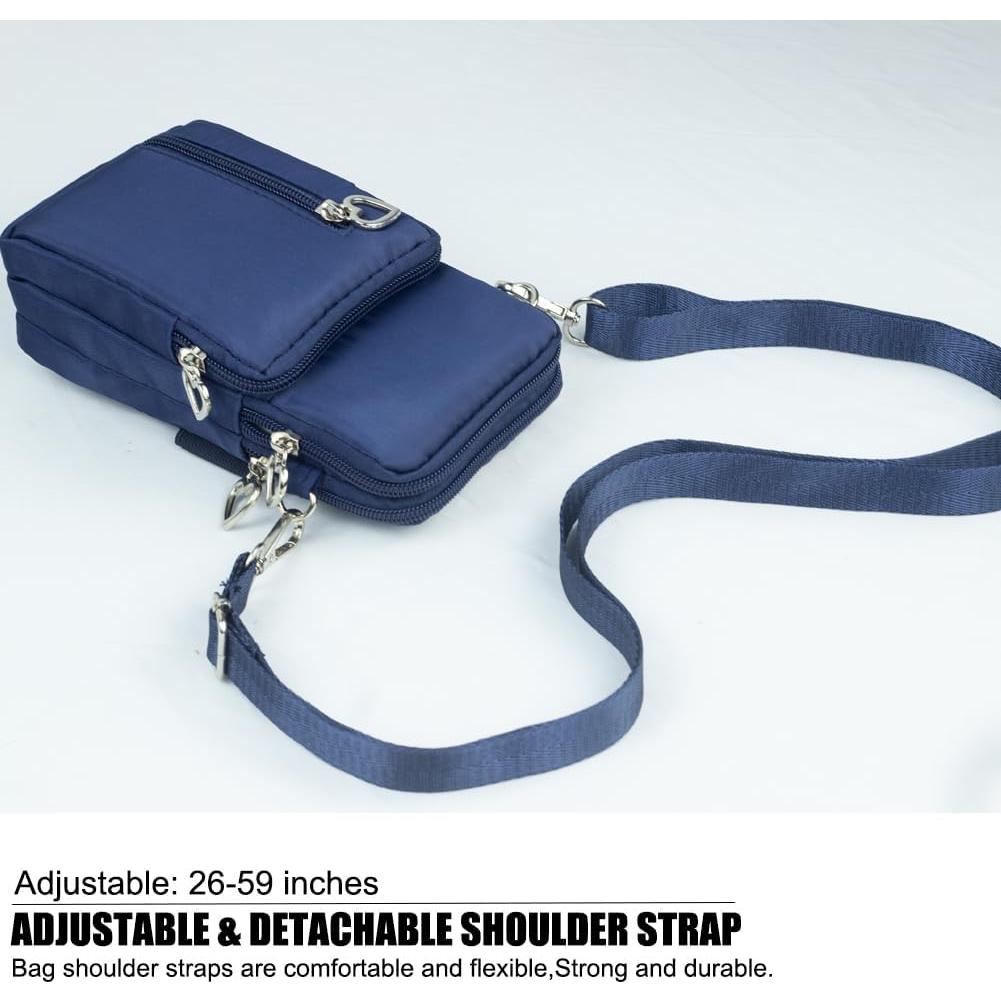 Bolso Cruzado Pequeño para Mujer Universal Pouch Azul