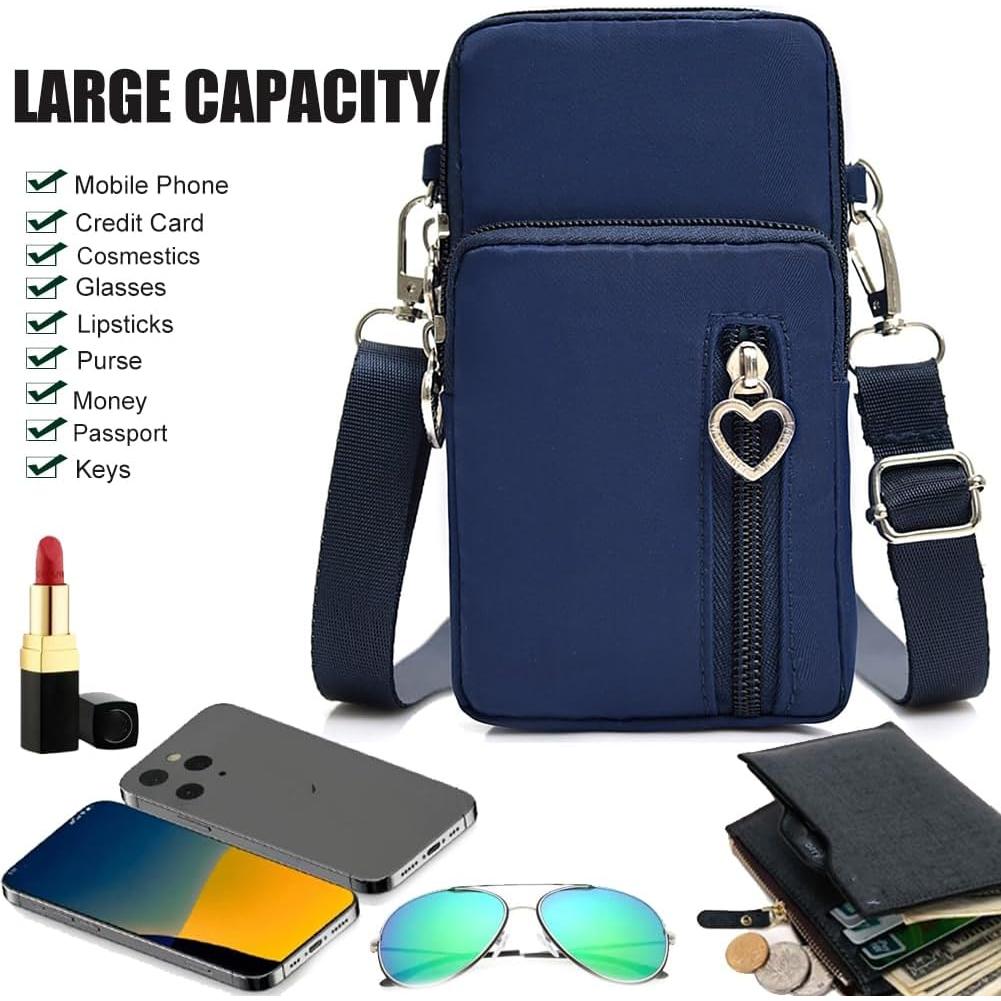 Bolso Cruzado Pequeño para Mujer Universal Pouch Azul