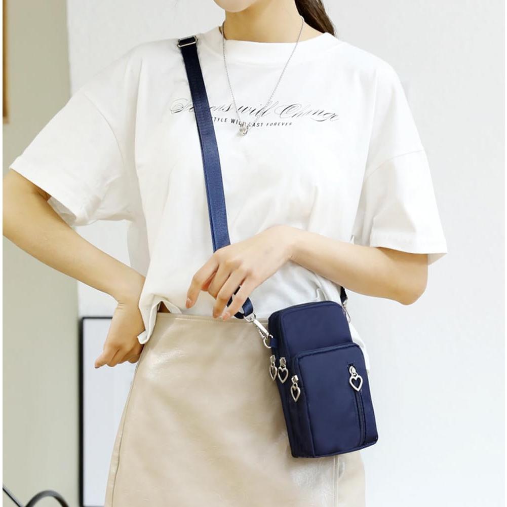 Bolso Cruzado Pequeño para Mujer Universal Pouch Azul