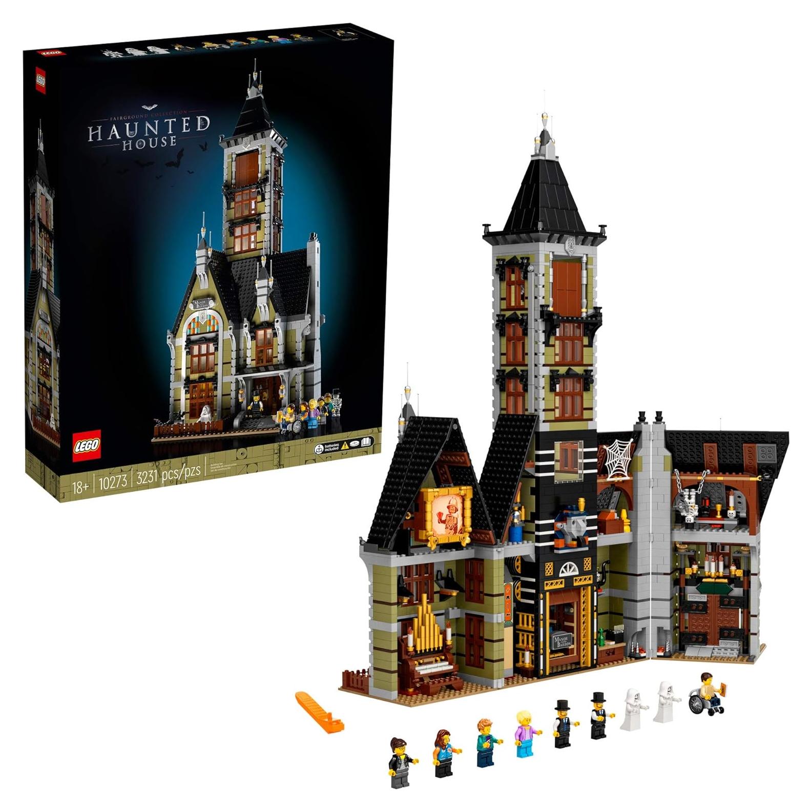 LEGO Casa Embrujada 10273 con 10 Minifiguras y Accesorios