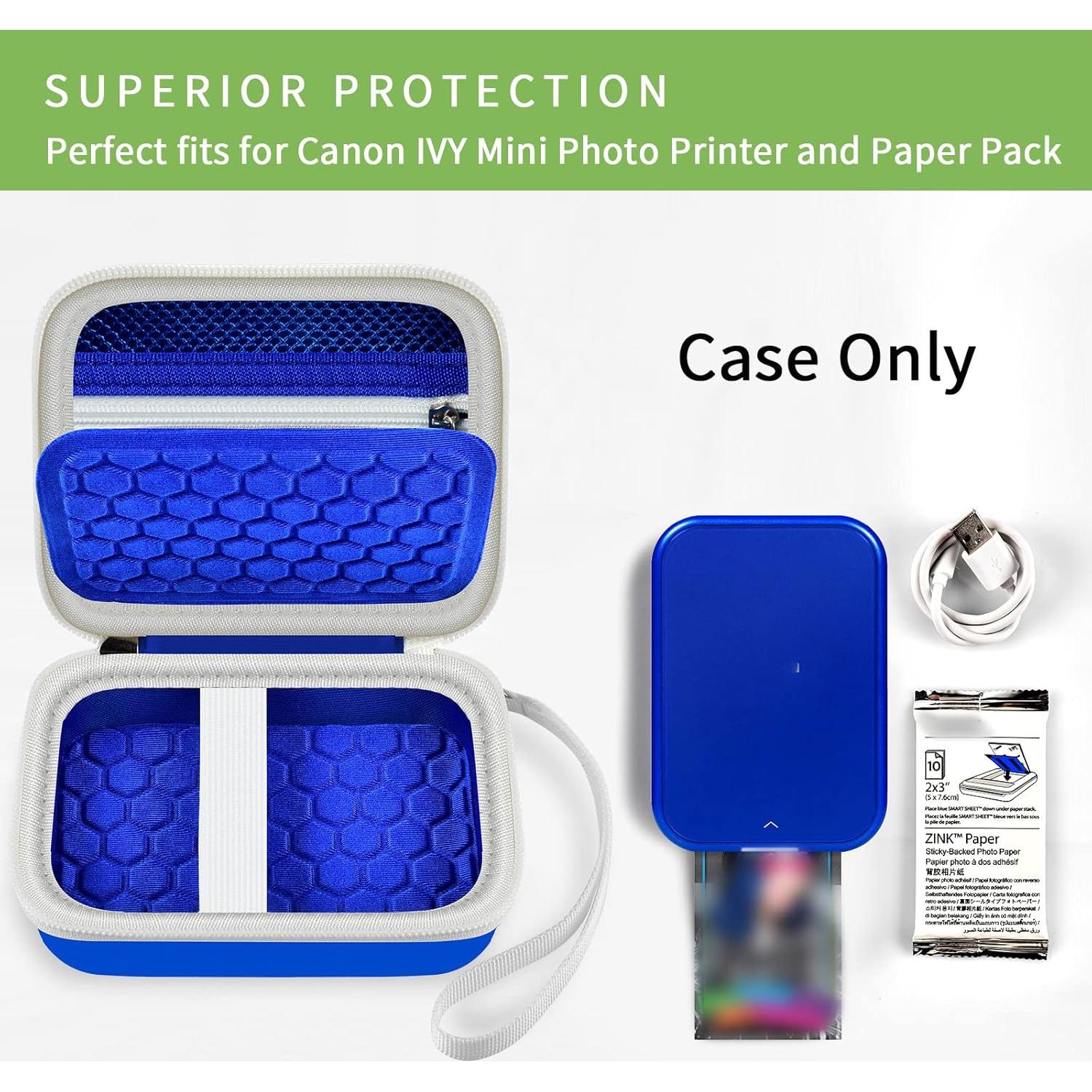 Funda Azul Compatible Canon IVY 2 Impresora Fotos Mini