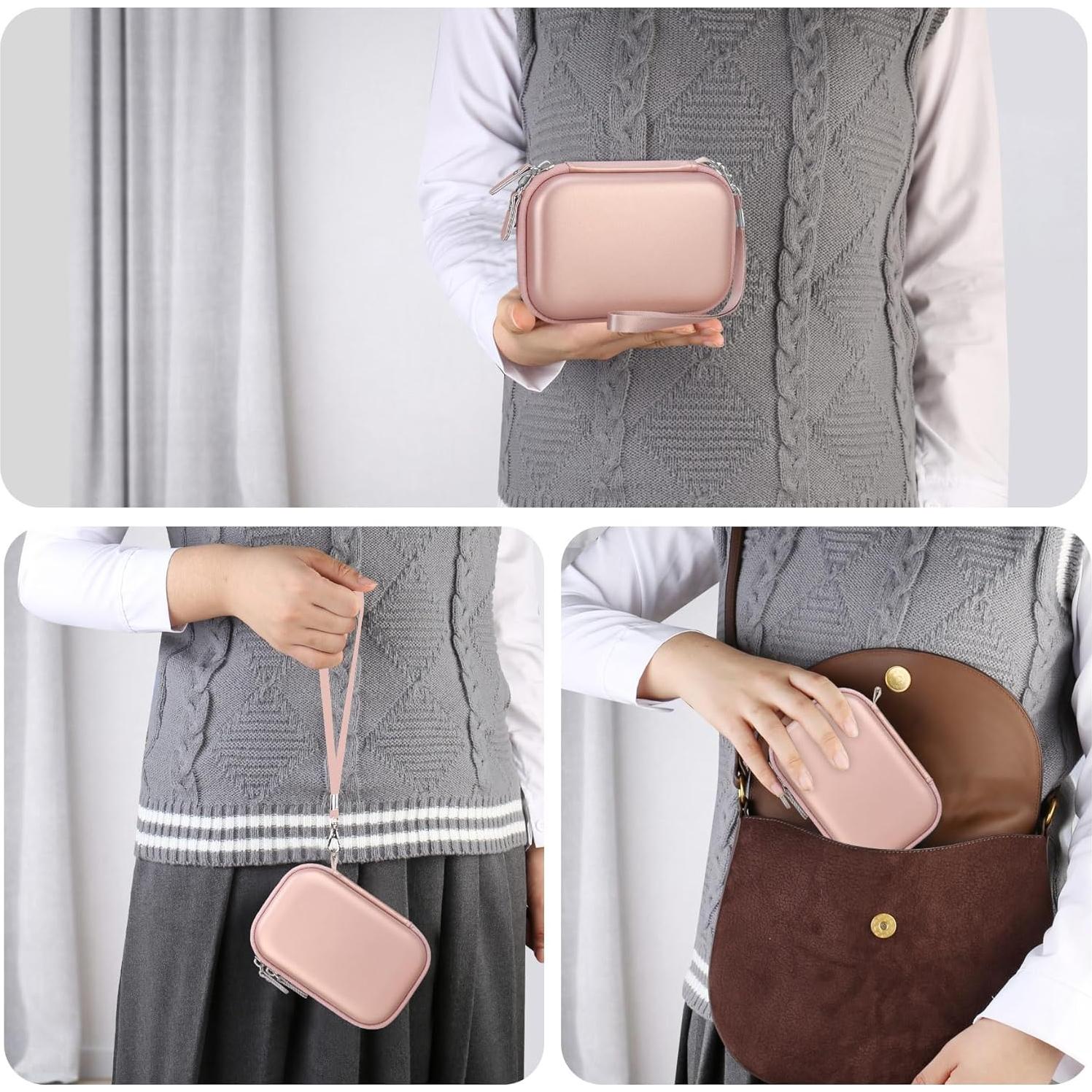 Funda Dura RAIALL para Impresora Canon Ivy 2 - Oro Rosa