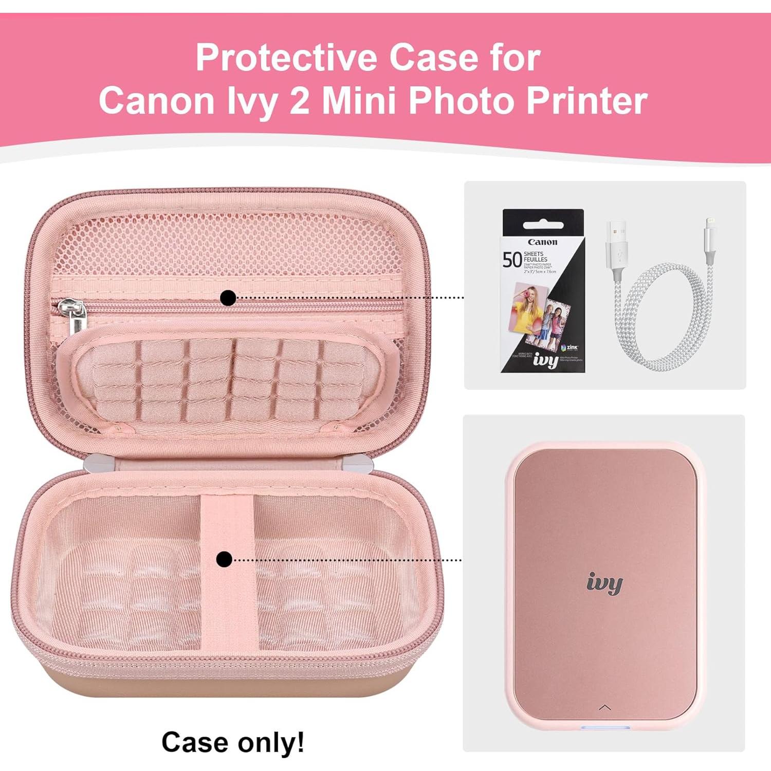 Funda Dura RAIALL para Impresora Canon Ivy 2 - Oro Rosa