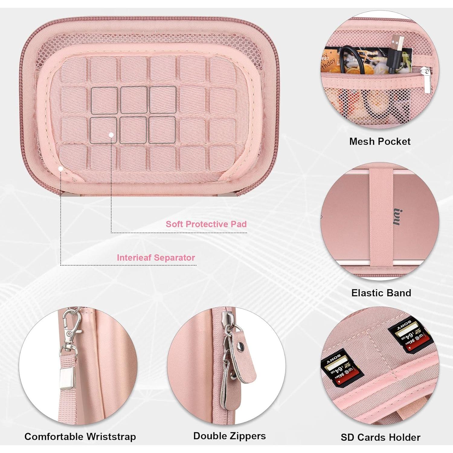 Funda Dura RAIALL para Impresora Canon Ivy 2 - Oro Rosa