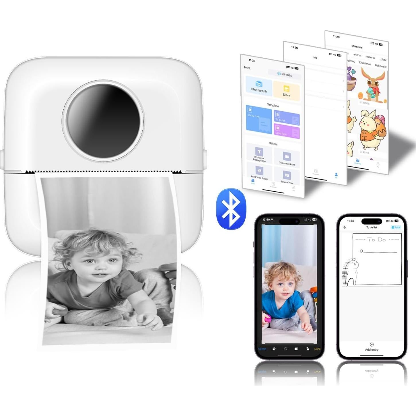 Impresora Mini Portátil Elección Elegante EC - Térmica Bluetooth