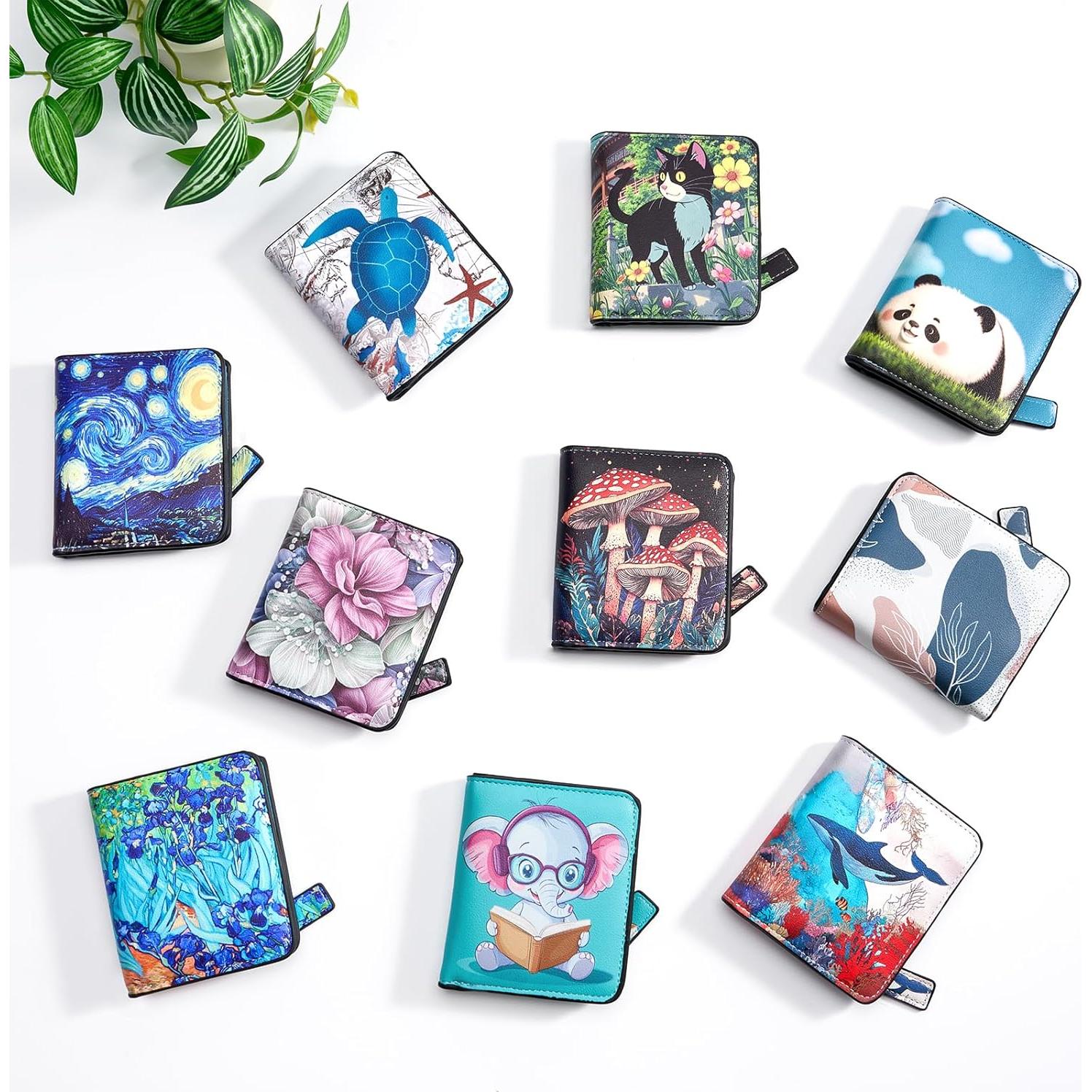 Billetera Compacta Mujer Toughergun Cuero RFID Bifold 10.67x9.14cm