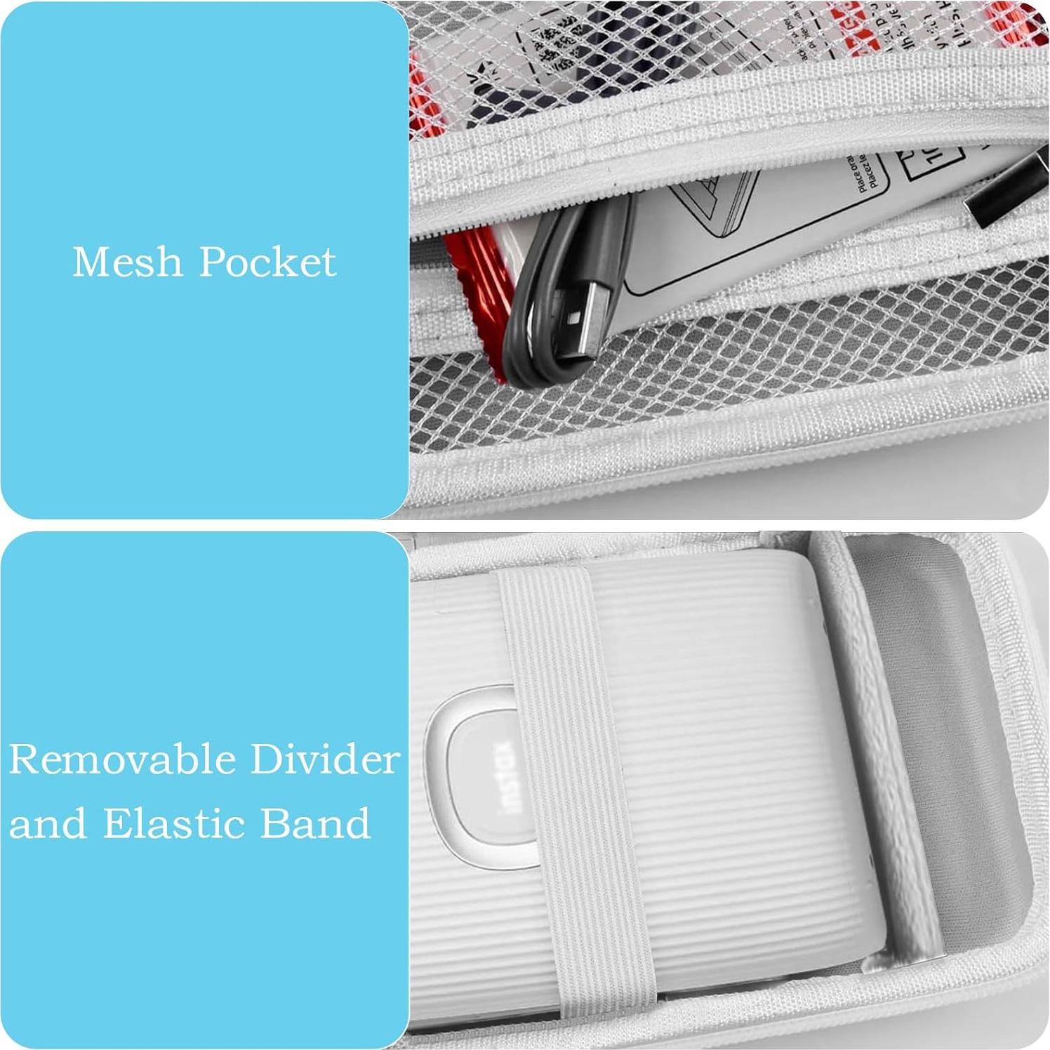 Funda de Transporte Leayjeen para Impresora Fujifilm Instax Mini Link - Azul