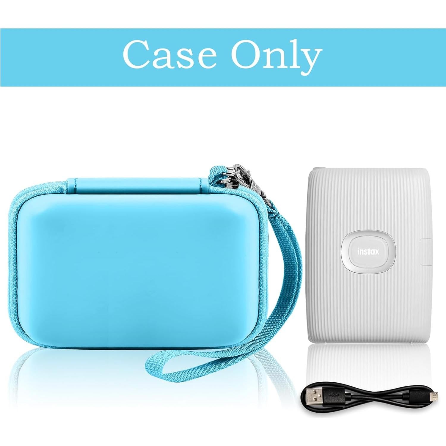 Funda de Transporte Leayjeen para Impresora Fujifilm Instax Mini Link - Azul