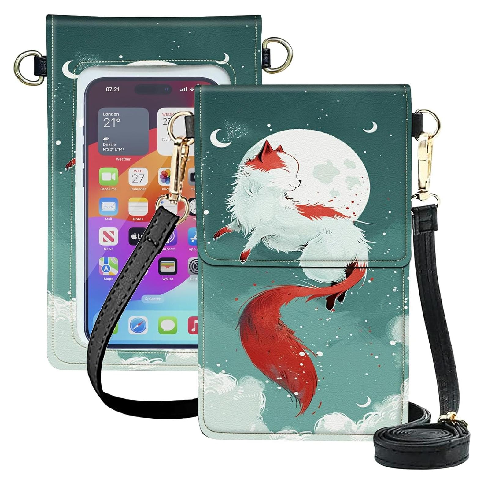 Bolso Cruzado Pequeño SROJDHFJB Zorro Ártico para Smartphone