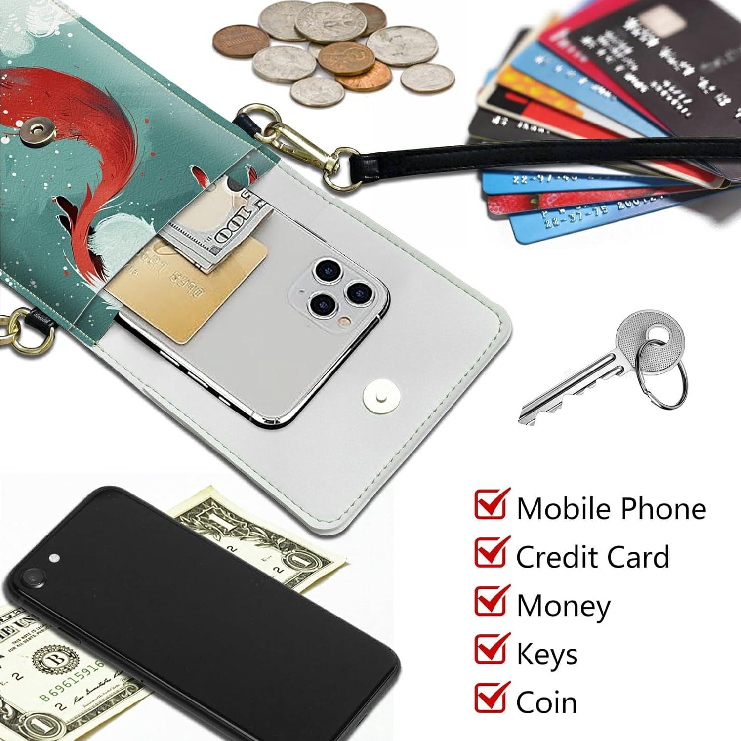 Bolso Cruzado Pequeño SROJDHFJB Zorro Ártico para Smartphone