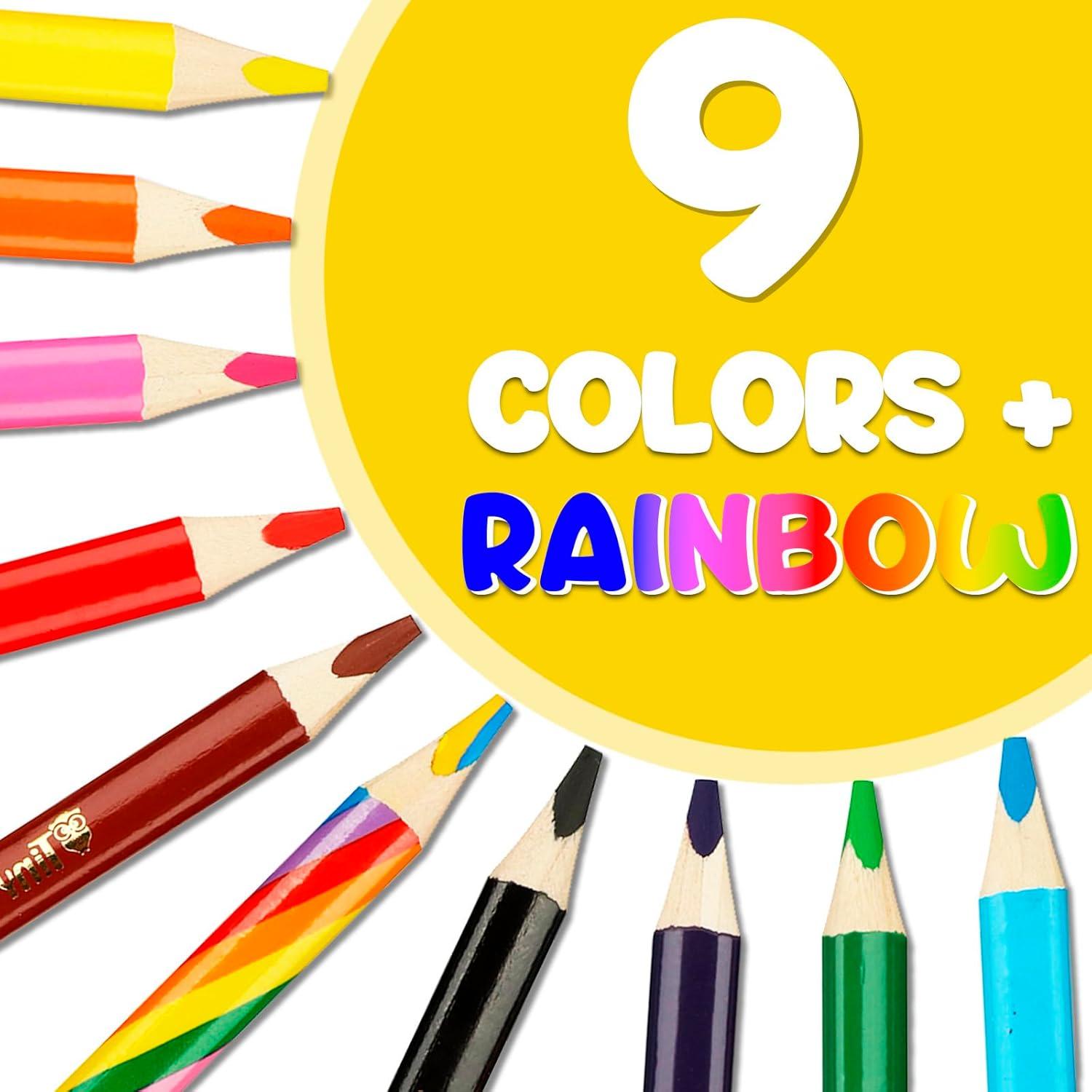 Lápices Jumbo TinyGeeks Triangulares para Niños + Sacapuntas