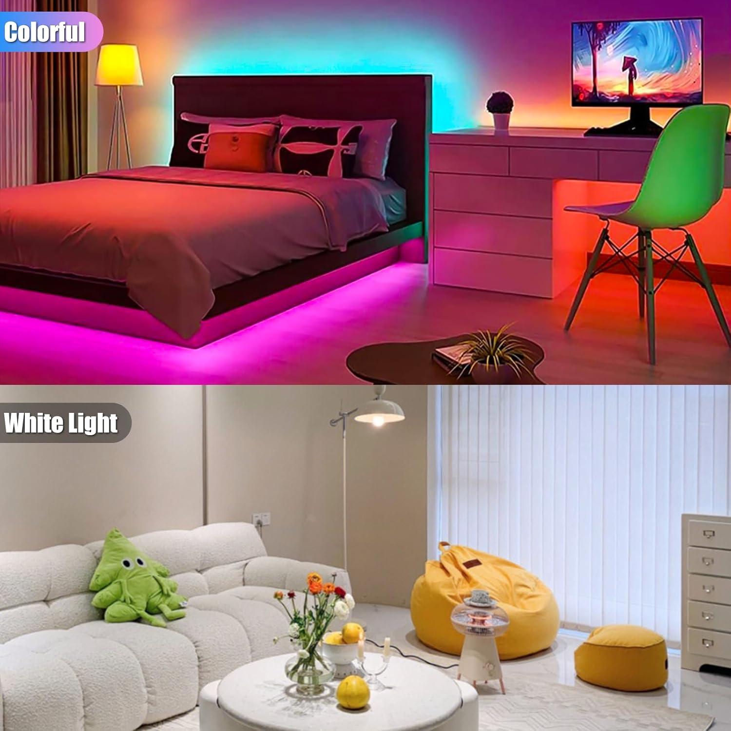 Bombillas LED RGBW Bestview E27 5W con control remoto - 2 unidades