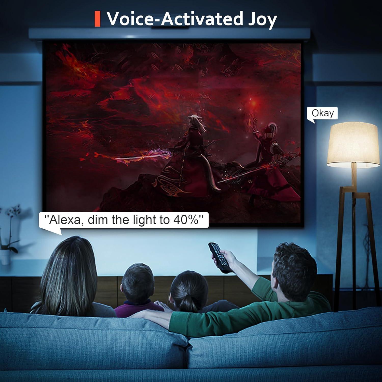 Bombillas Inteligentes OHLUX A19 10W RGB 8 Pack WiFi 2.4GHz