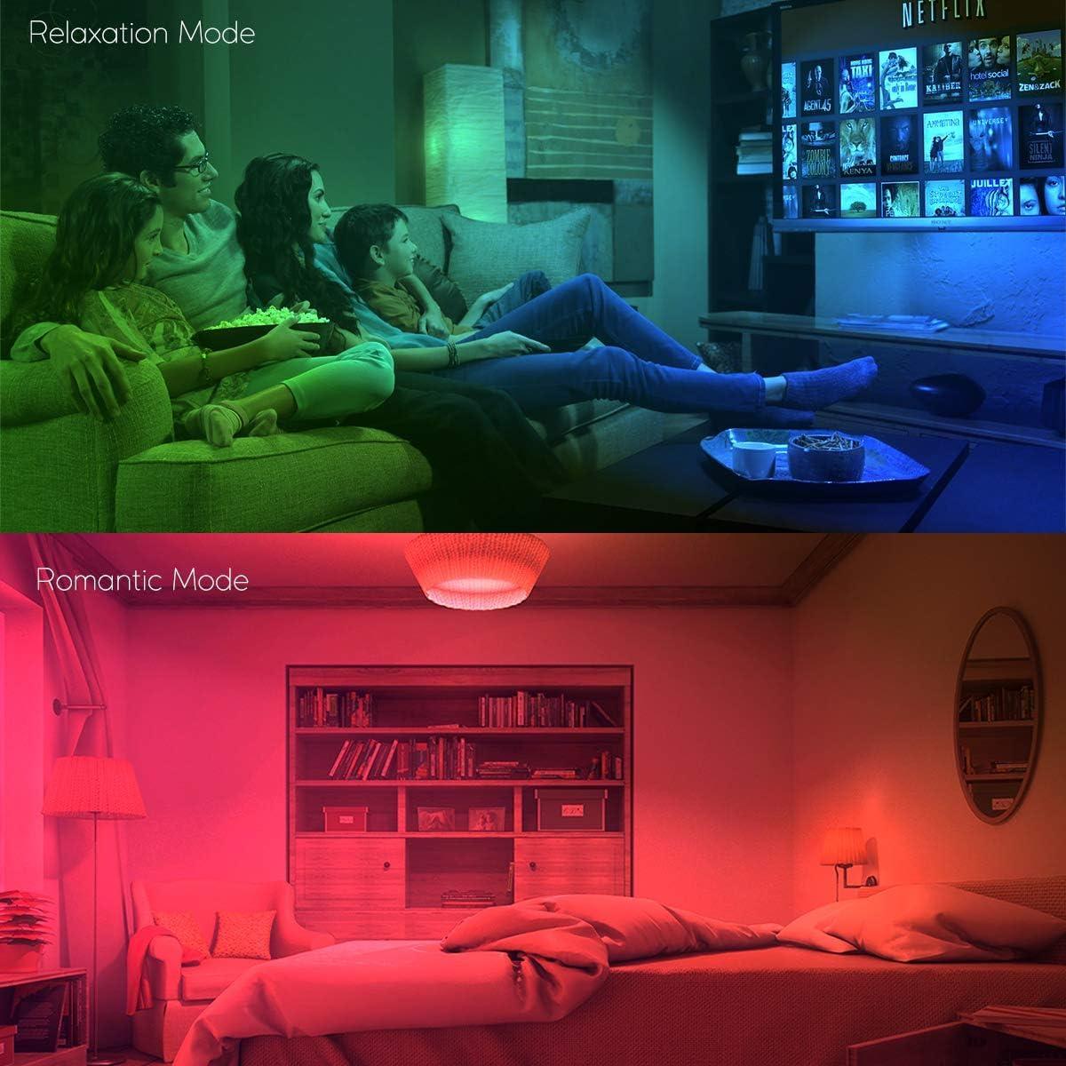 Bombilla LED iLC 12W RGB Control Remoto 2700K Paquete de 4