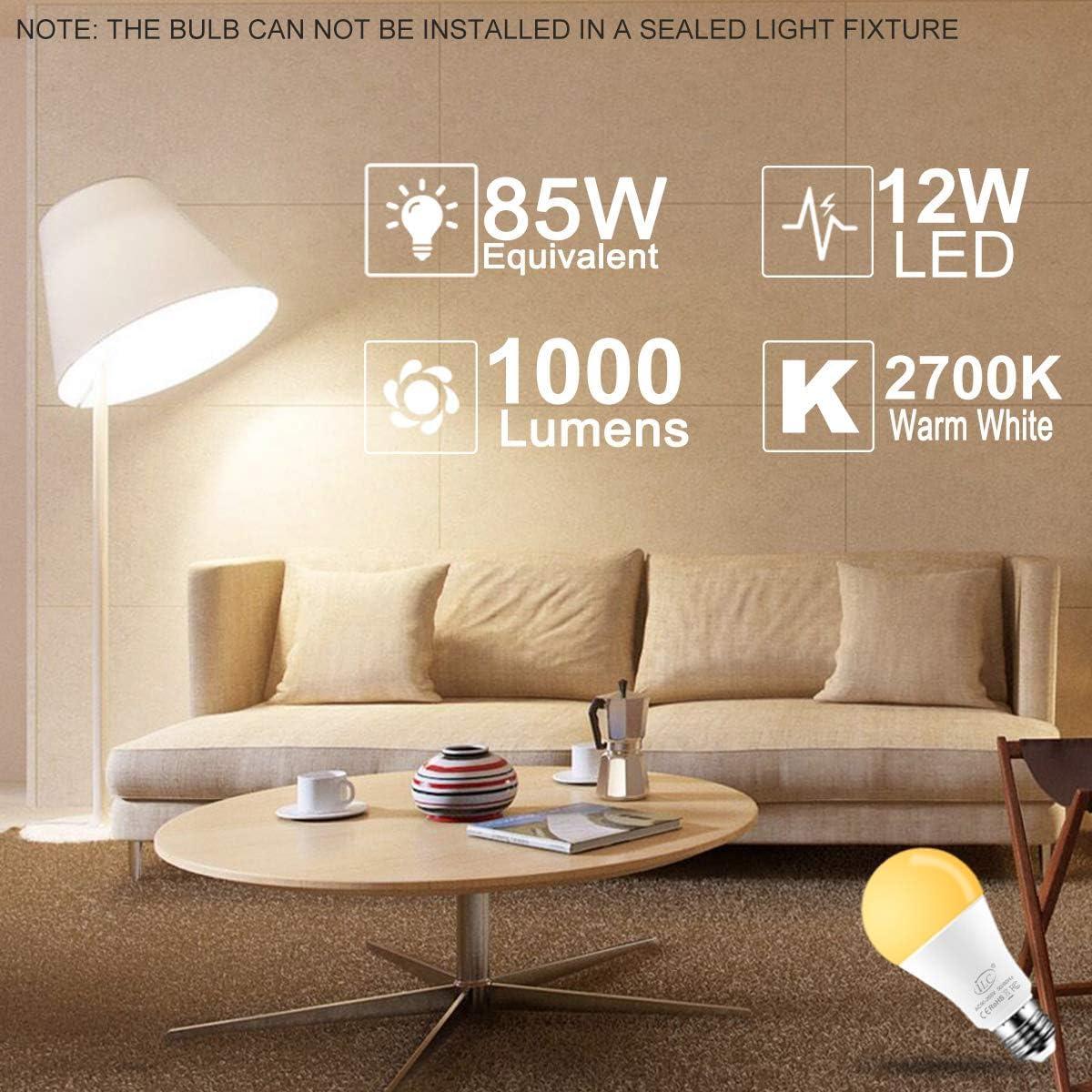 Bombilla LED iLC 12W RGB Control Remoto 2700K Paquete de 4