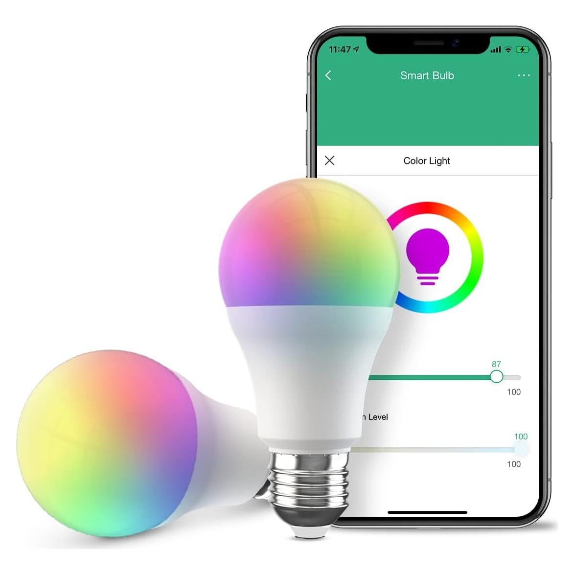 Bombilla Inteligente Wi-Fi Broadlink A19 E26 10W RGB Regulable