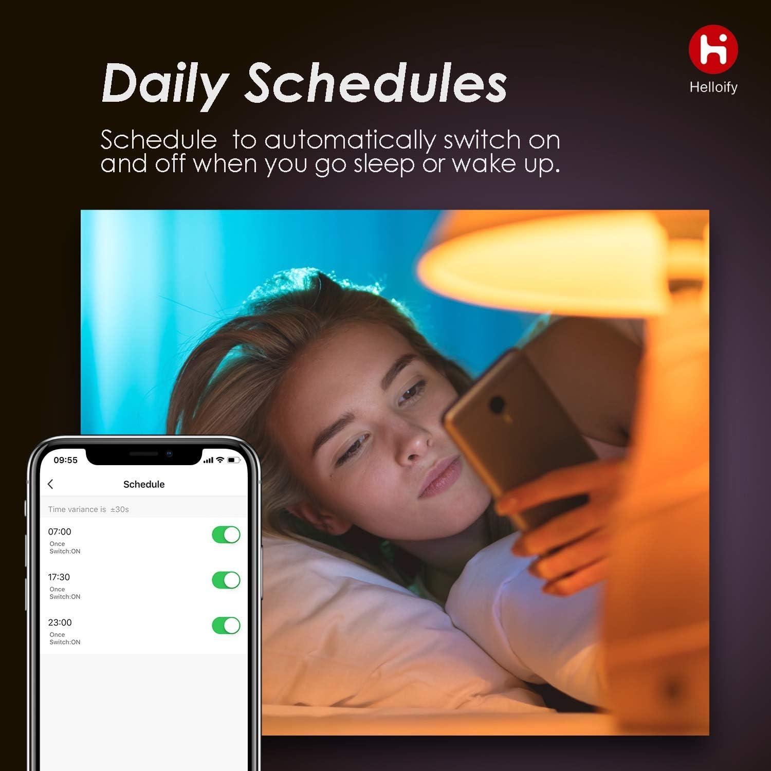 Bombilla LED Inteligente Helloify A19 9W RGB Regulable