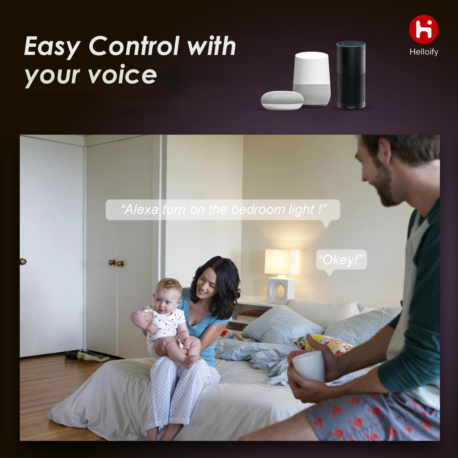 Bombilla LED Inteligente Helloify A19 9W RGB Regulable