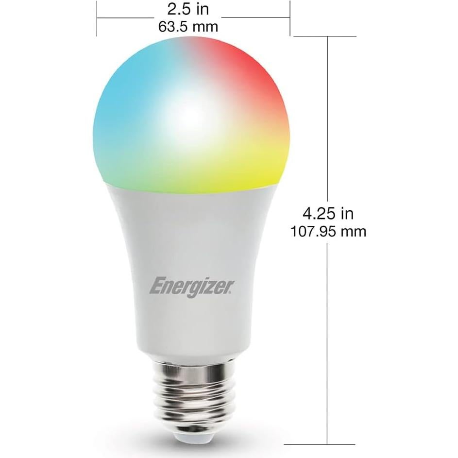 Bombillas LED Inteligentes Energizer Connect 2 Paquete RGB y Blancas