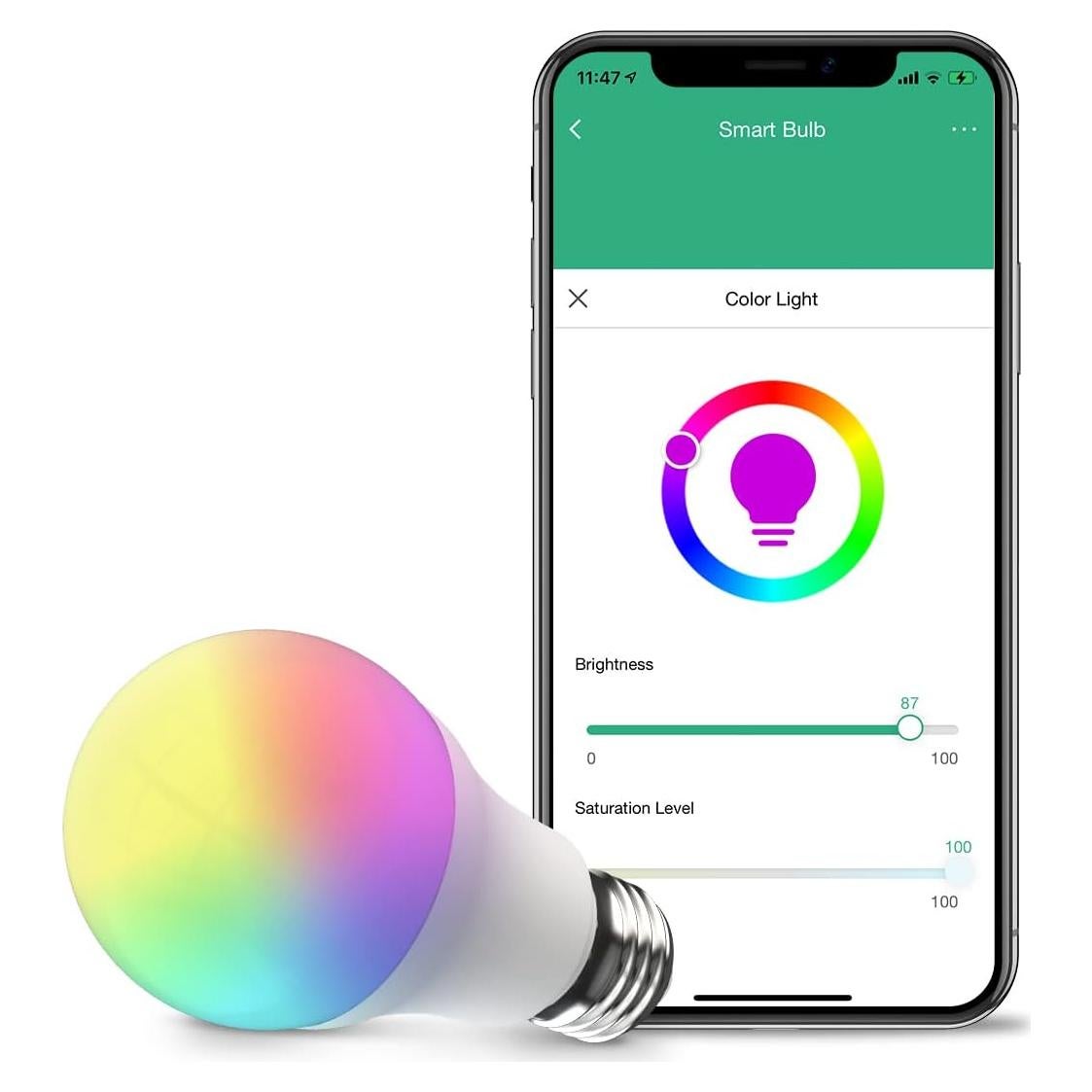 Bombilla Inteligente Wi-Fi Broadlink A19 E26 10W Multicolor