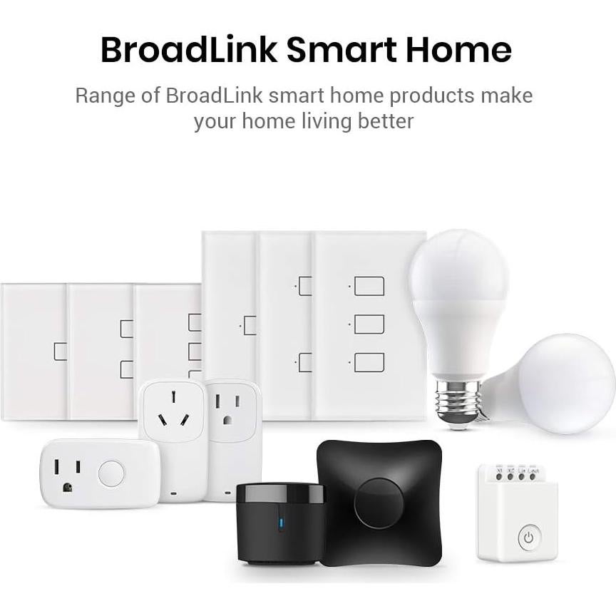 Bombilla Inteligente Broadlink A19 10W RGB Wi-Fi 800lm - 2 Unidades