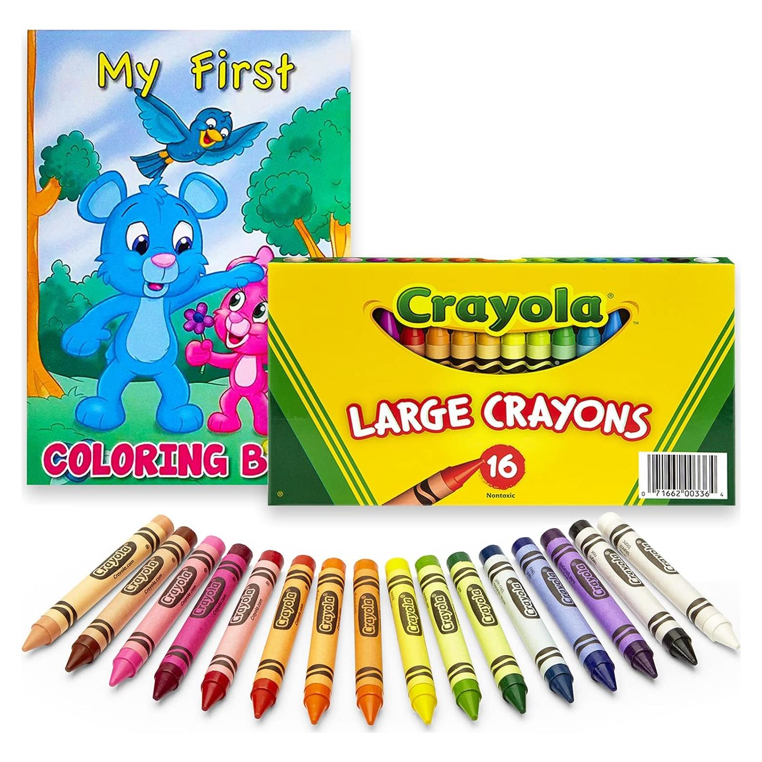 Crayones Jumbo Las Grandes Ofertas 16 Colores Asortidos