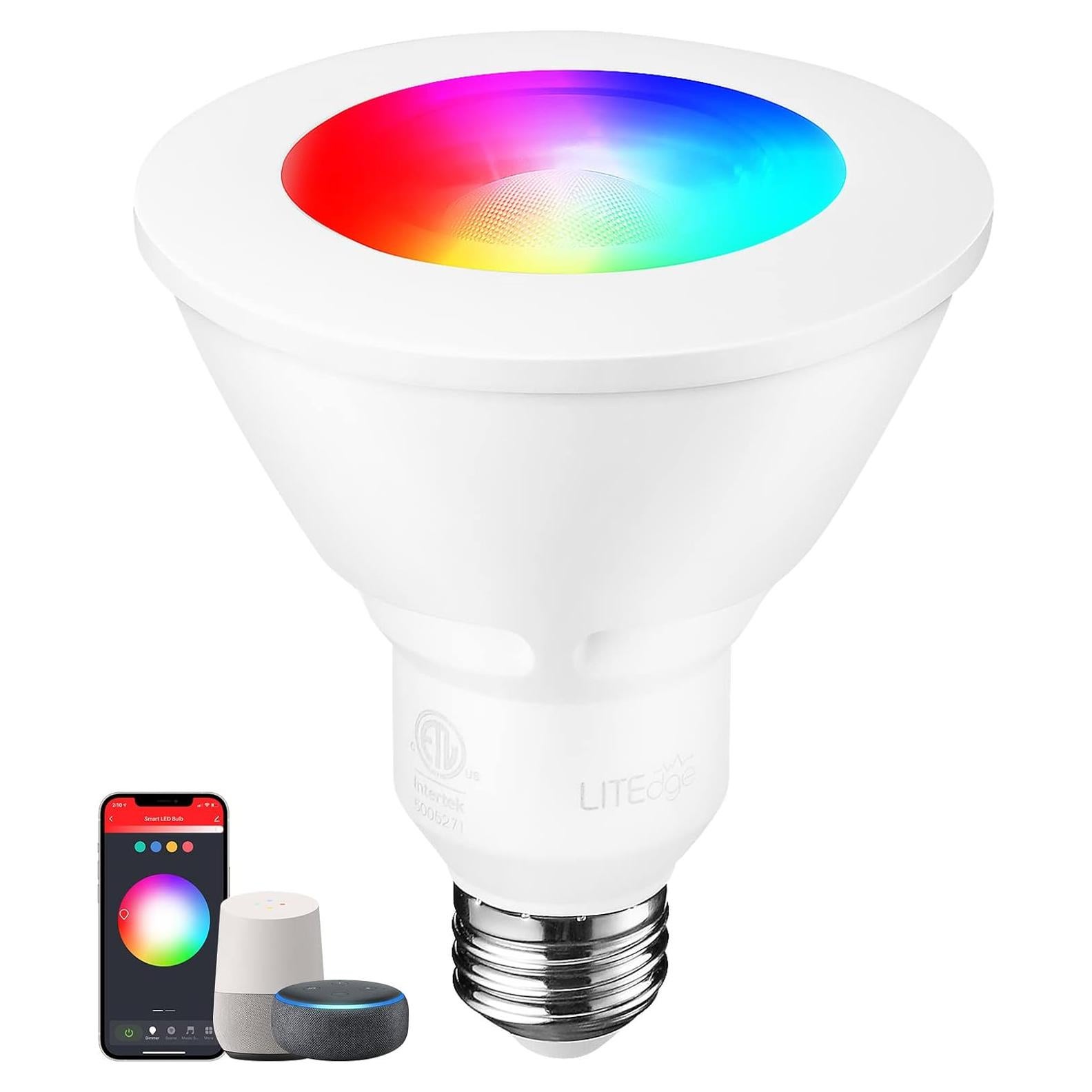 Bombilla LED Inteligente PAR30 TORCHSTAR 10W RGB WiFi E26