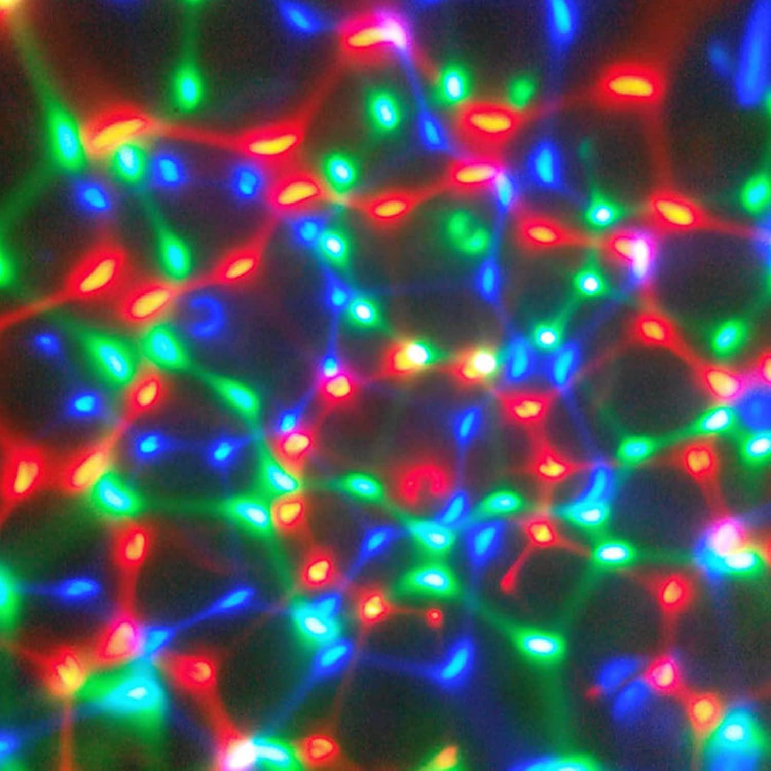 Bombilla LED RGB Luqeeg E27 3W, Luz Estroboscópica para Fiestas