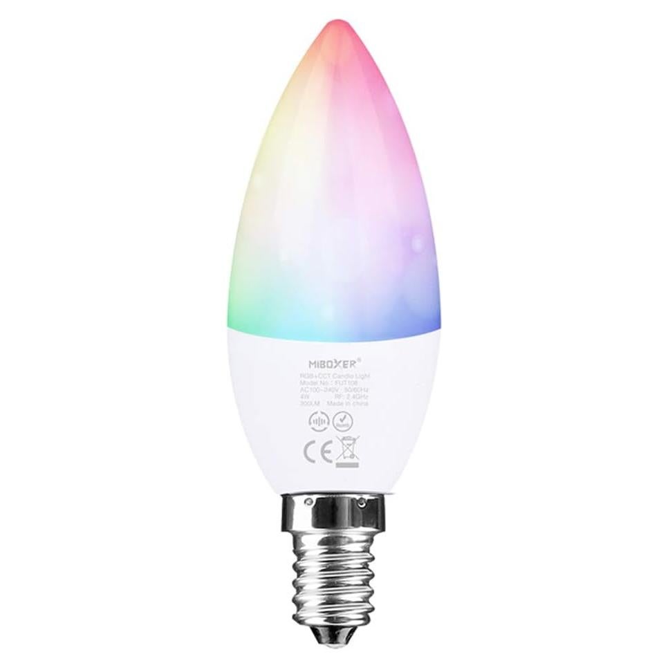 Bombilla LED de Vela RGB+CCT LGIDTECH FUT108 4W E14