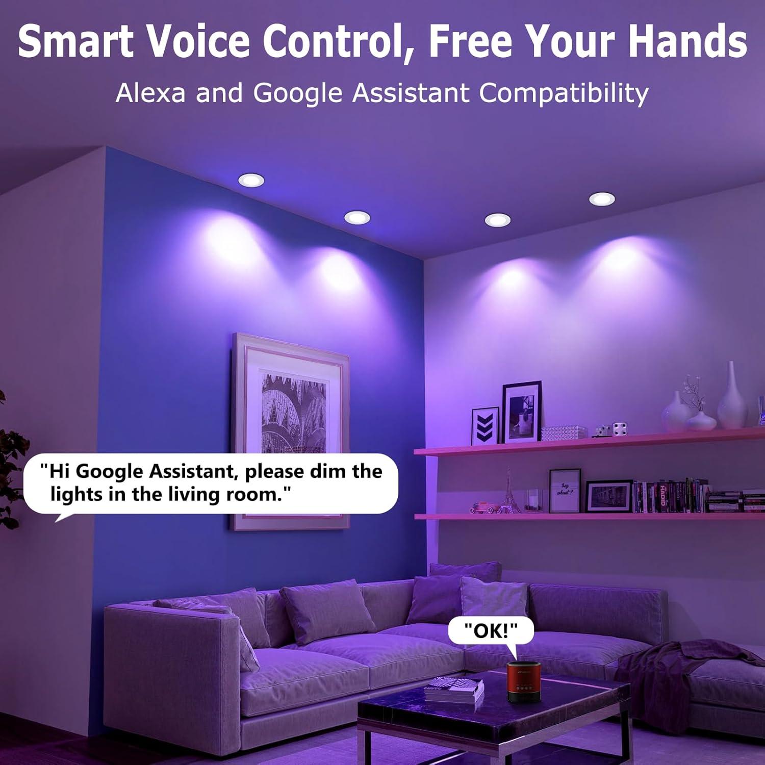 Downlight LED 5W LightingWill 2 Pulgadas Smart WiFi RGB