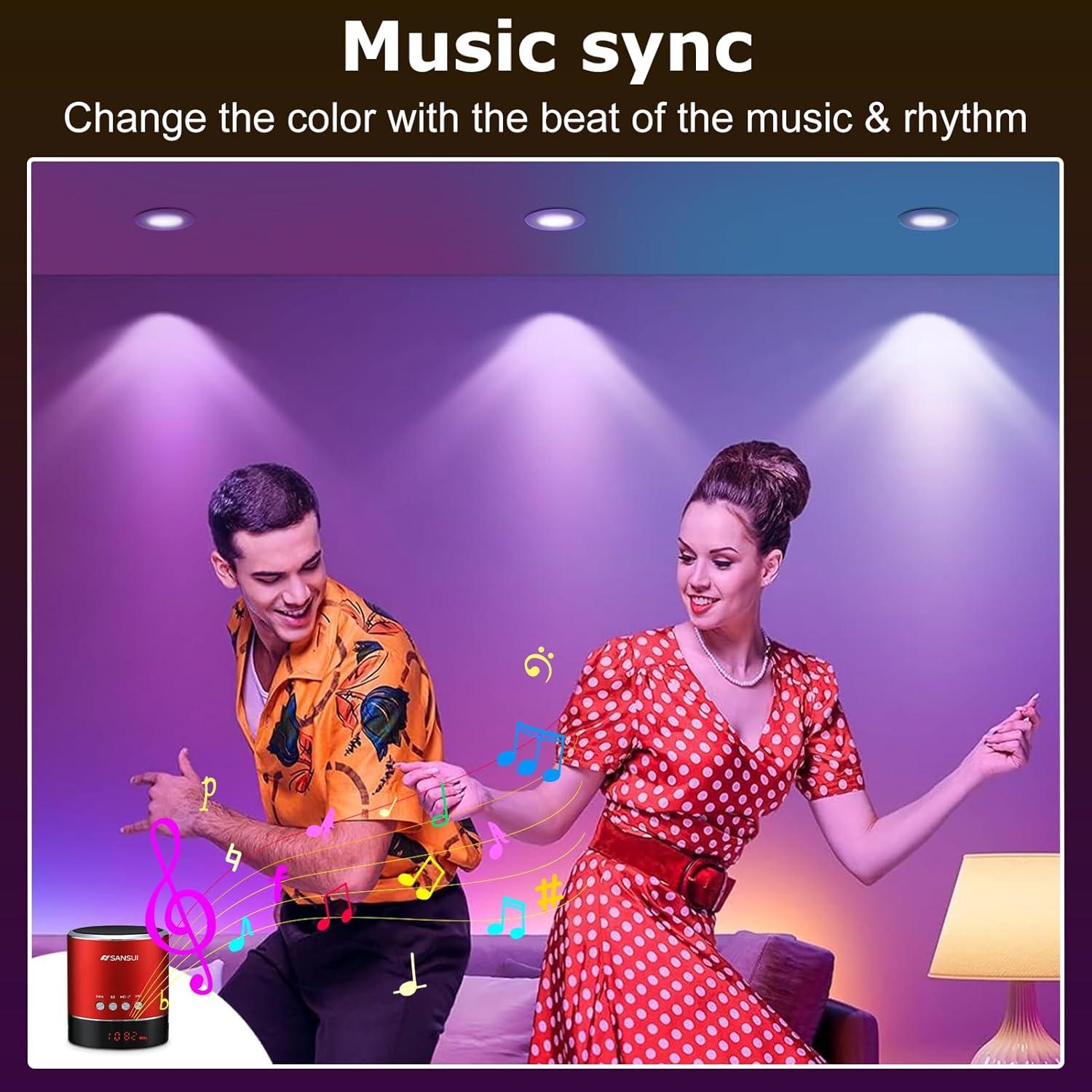 Downlight LED 5W LightingWill 2 Pulgadas Smart WiFi RGB