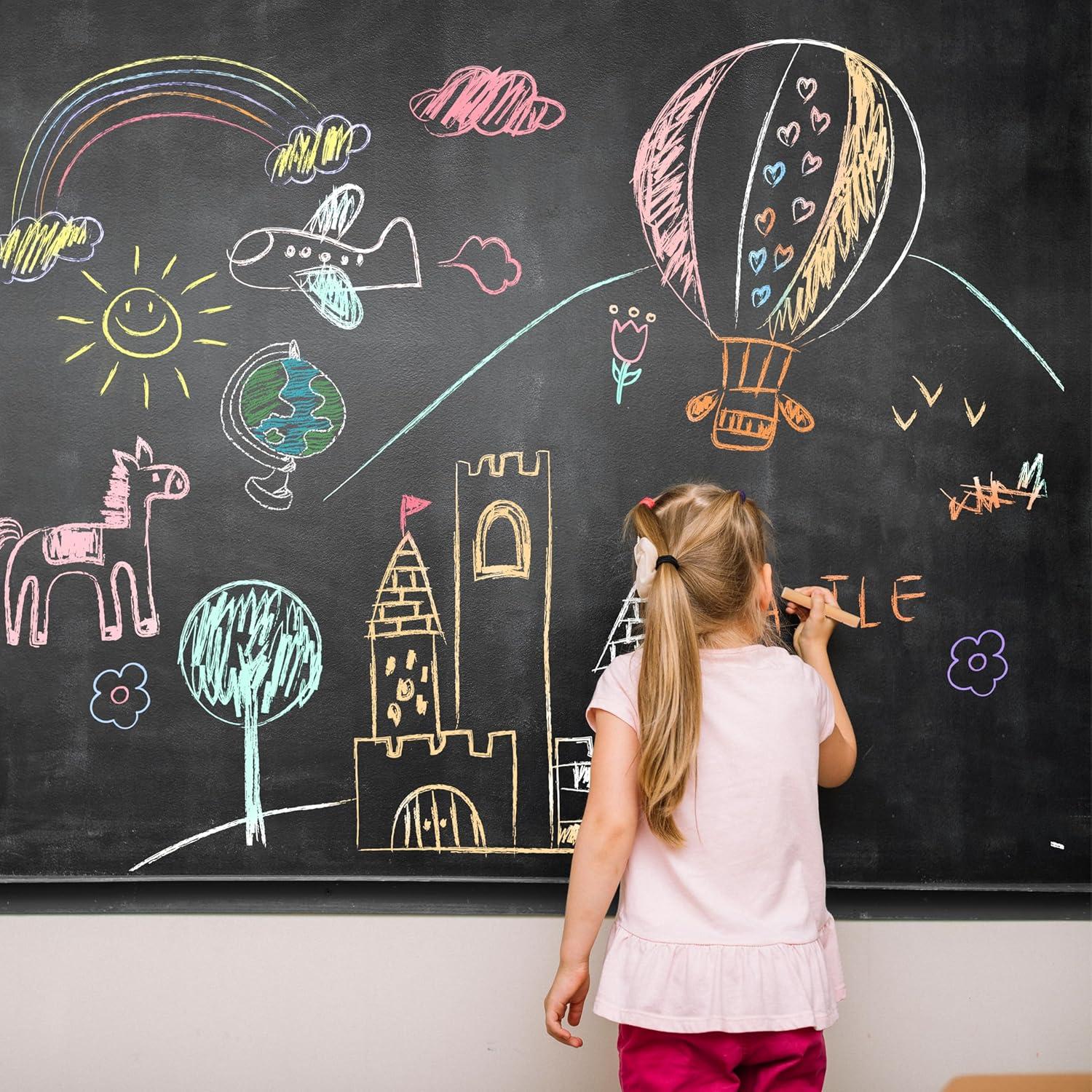 Juego de 24 tizas lavables Joyin para arte al aire libre