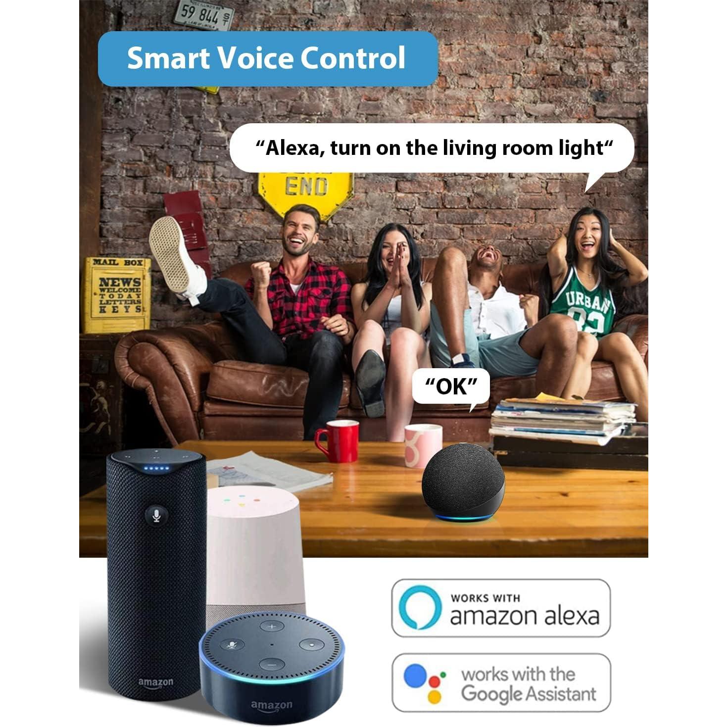 Bombillas LED Inteligentes KHSUIN BR30 16W 1600LM 4 Piezas