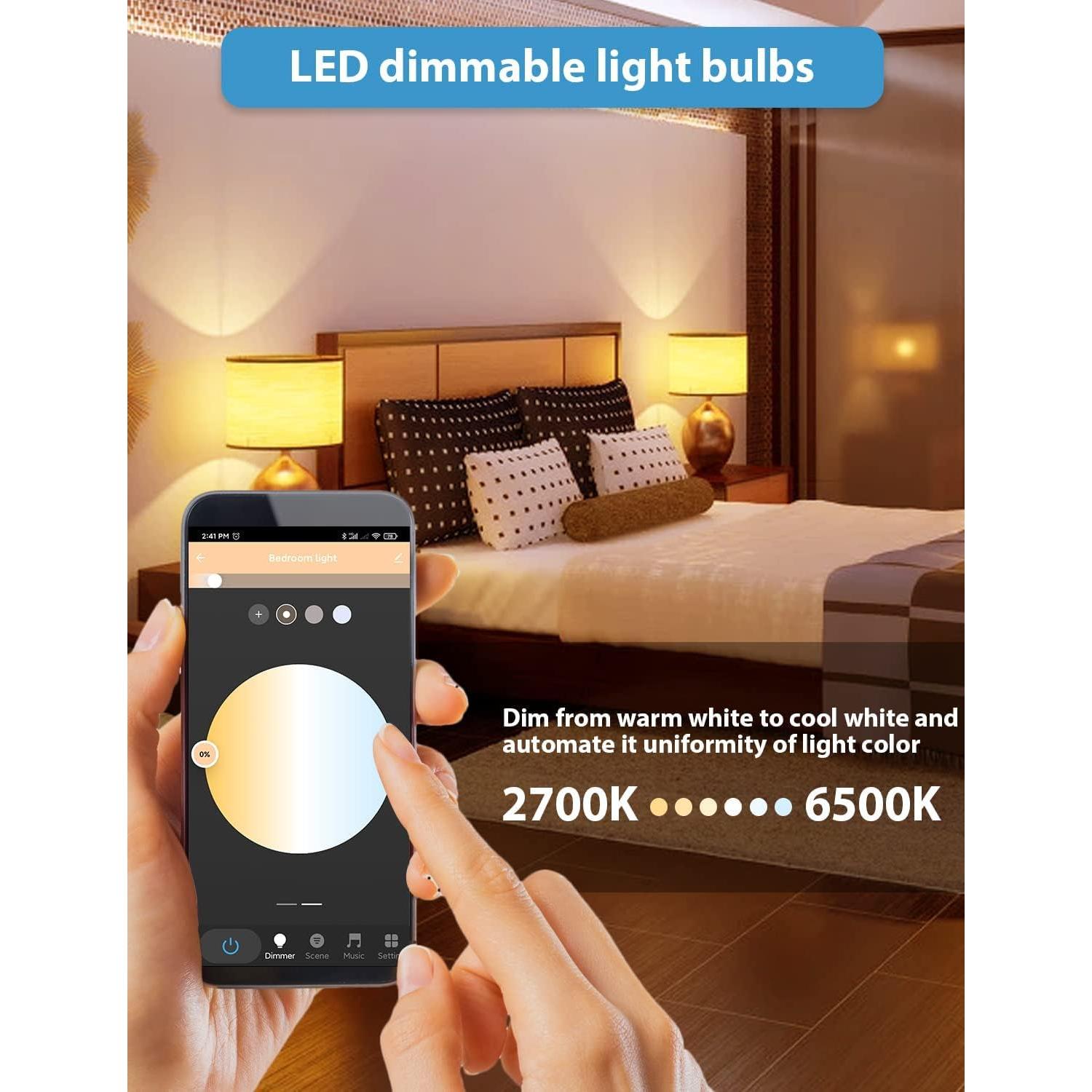 Bombillas LED Inteligentes KHSUIN BR30 16W 1600LM 4 Piezas